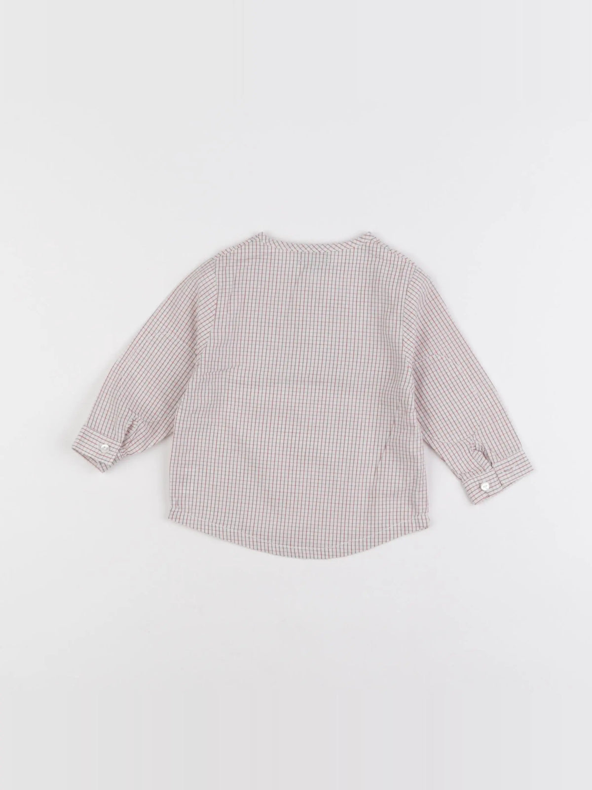 TroiZenfants - blouse blanc, rouge - 6 mois