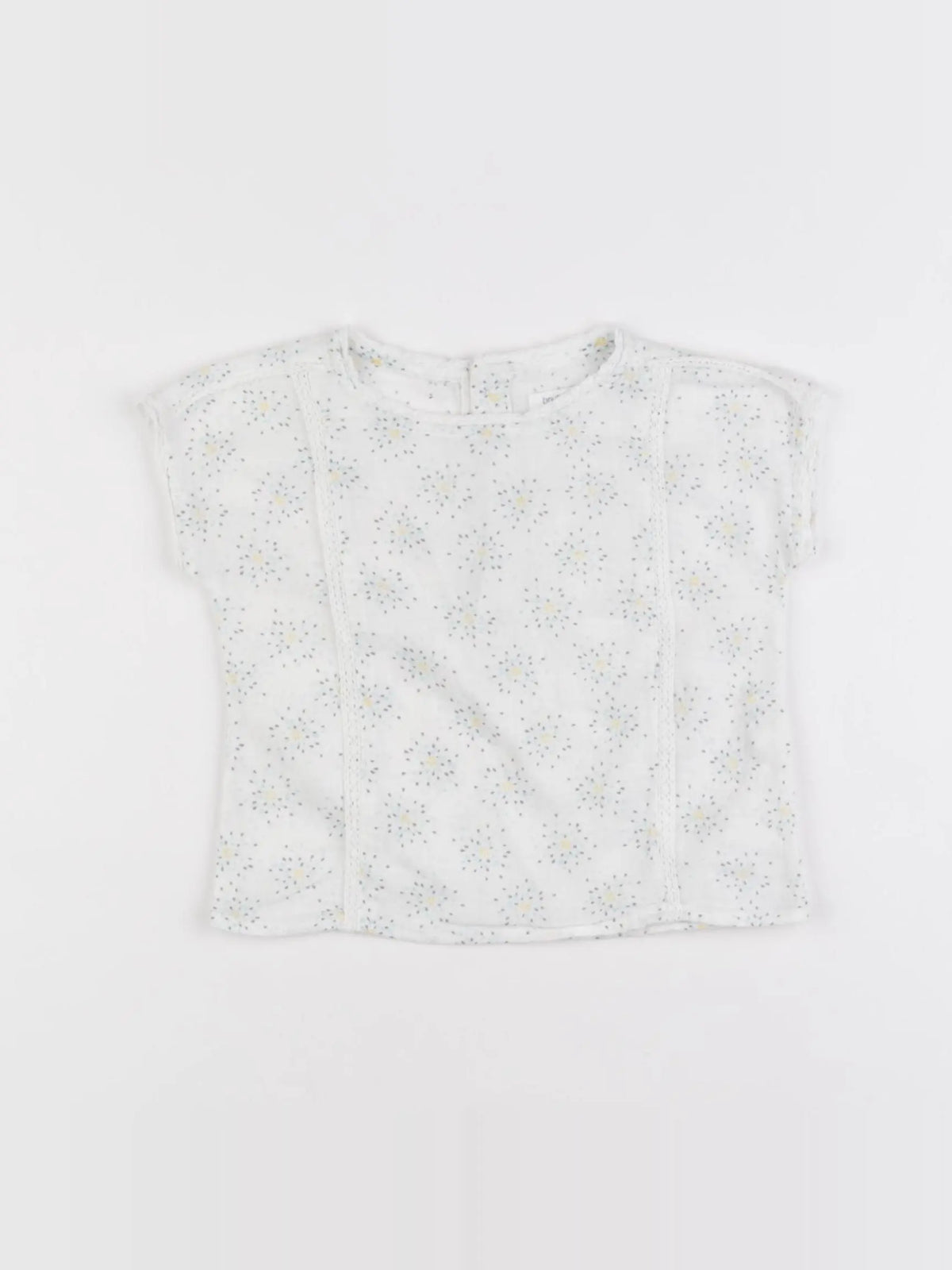 Boutchou - blouse blanc - 12 mois