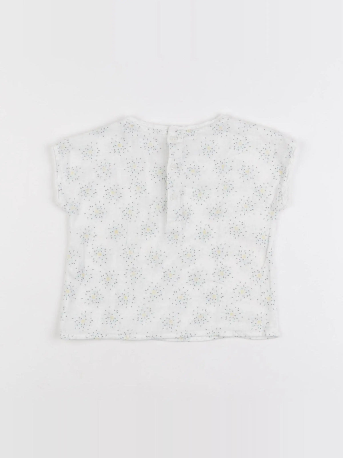 Boutchou - blouse blanc - 12 mois