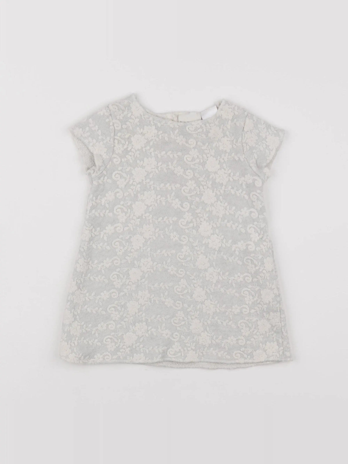 Zara - robe blanc - 9/12 mois