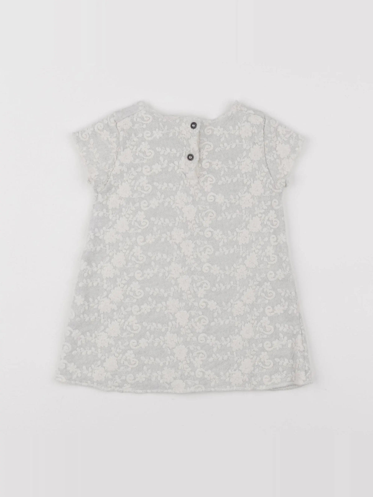 Zara - robe blanc - 9/12 mois