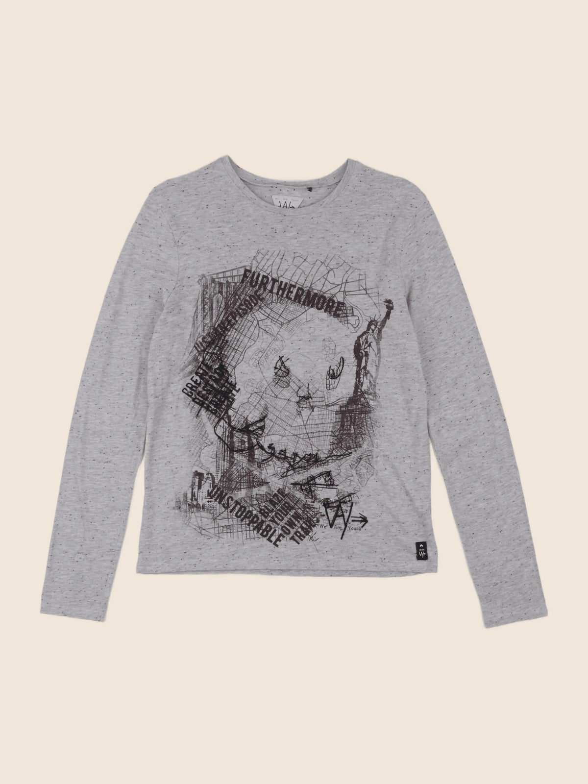IKKS - tee-shirt gris - 14 ans