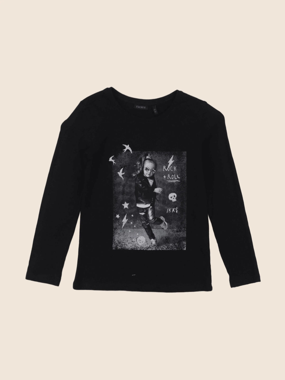 IKKS - tee-shirt noir - 6 ans
