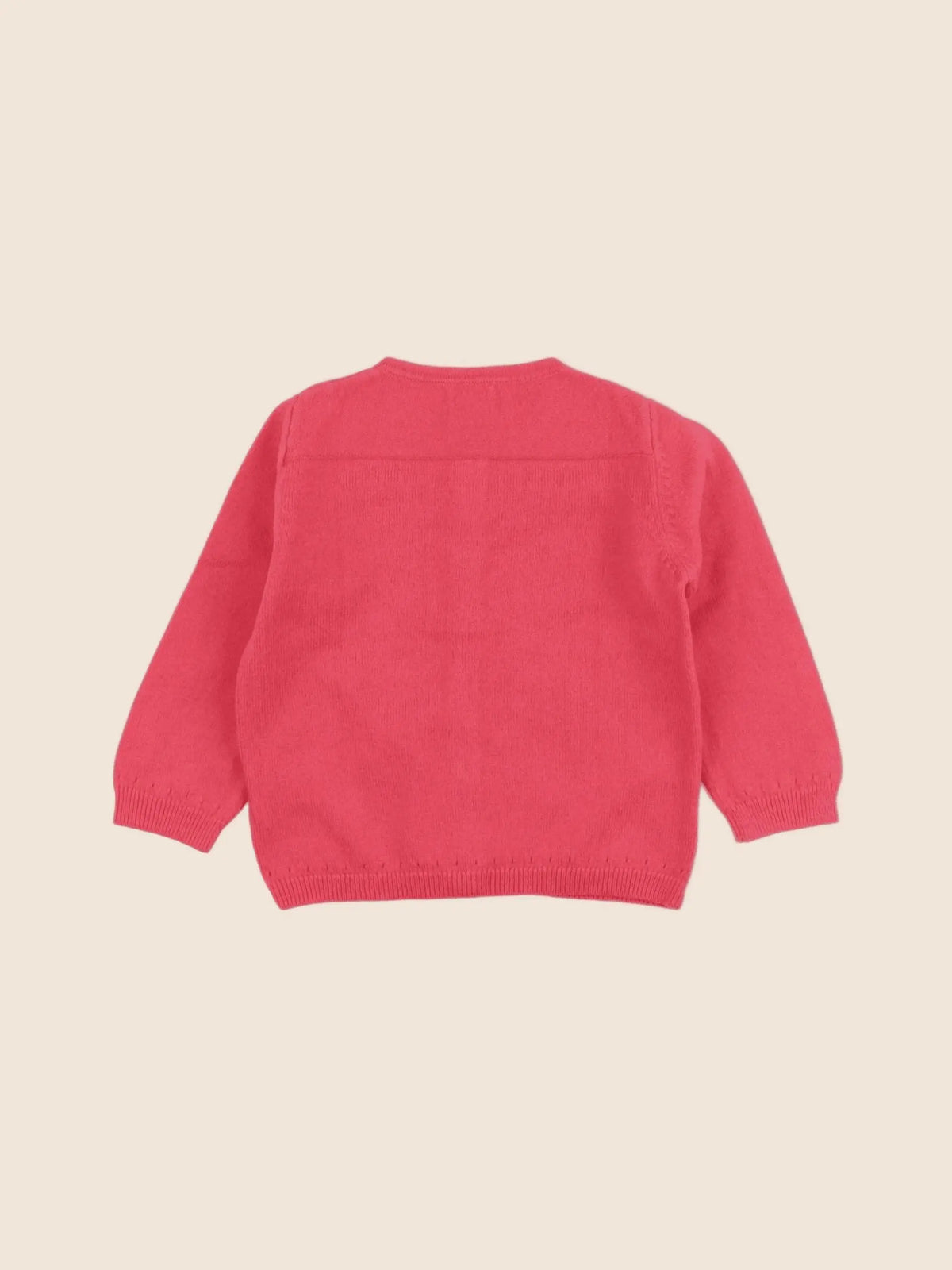 Petit Bateau - gilet rose - 12 mois