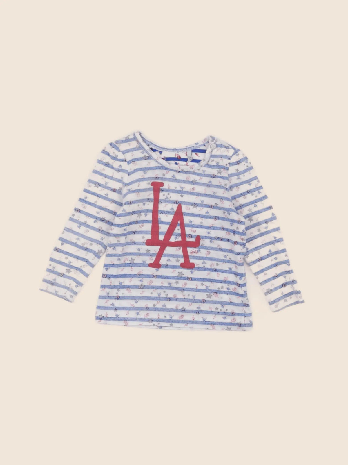 IKKS - tee-shirt bleu - 6 mois