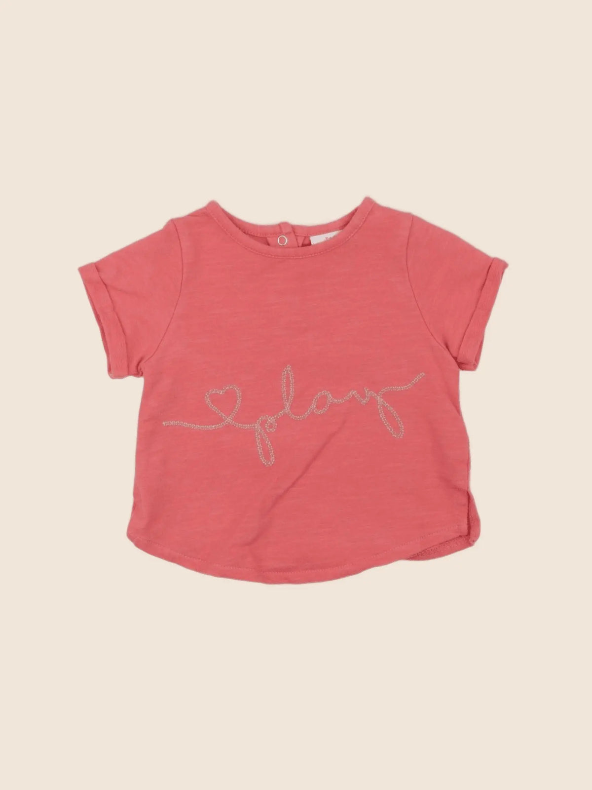 Tape à l'oeil - tee-shirt rose - 3 mois