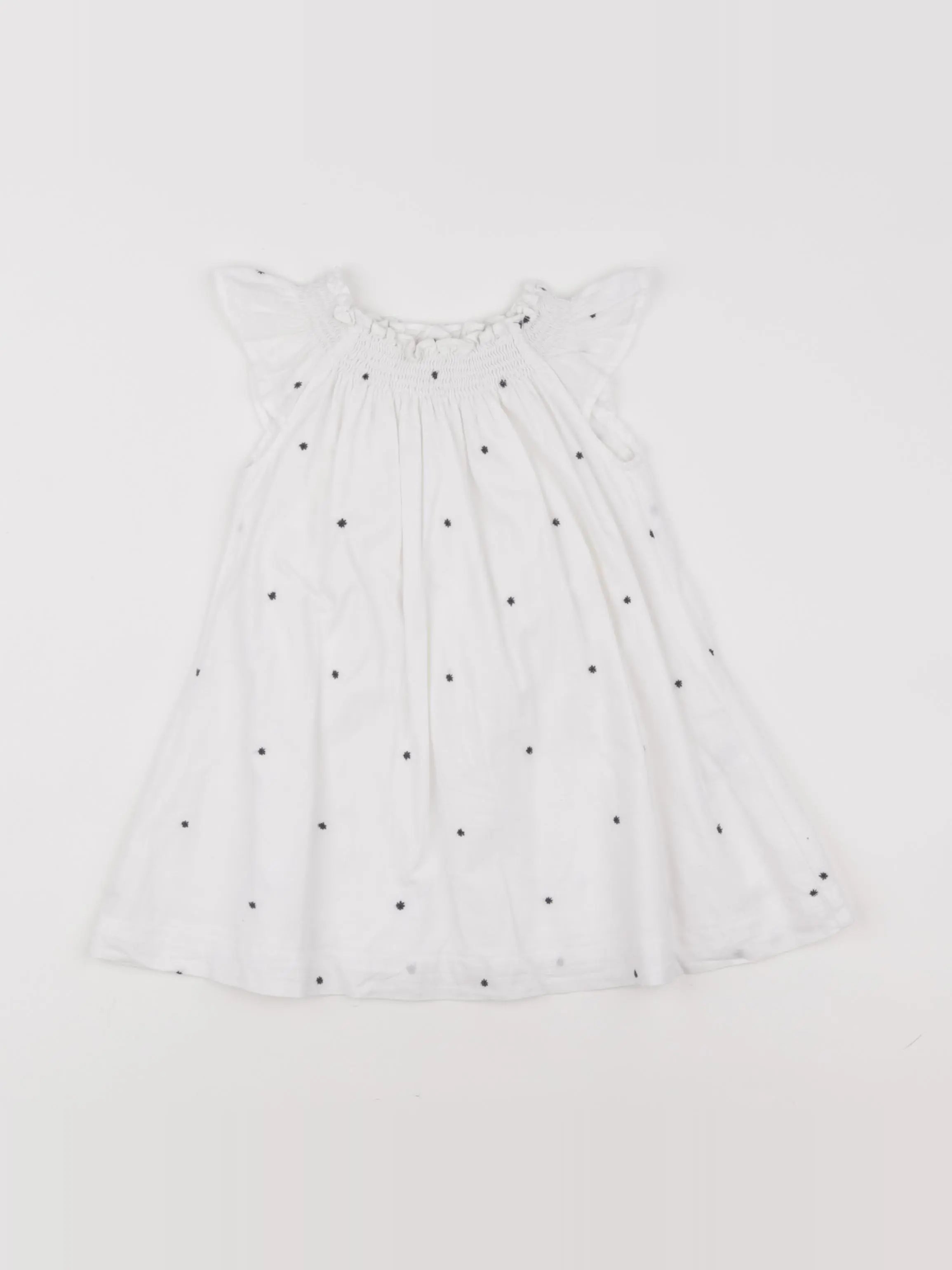 Boutchou - robe blanc - 12 mois