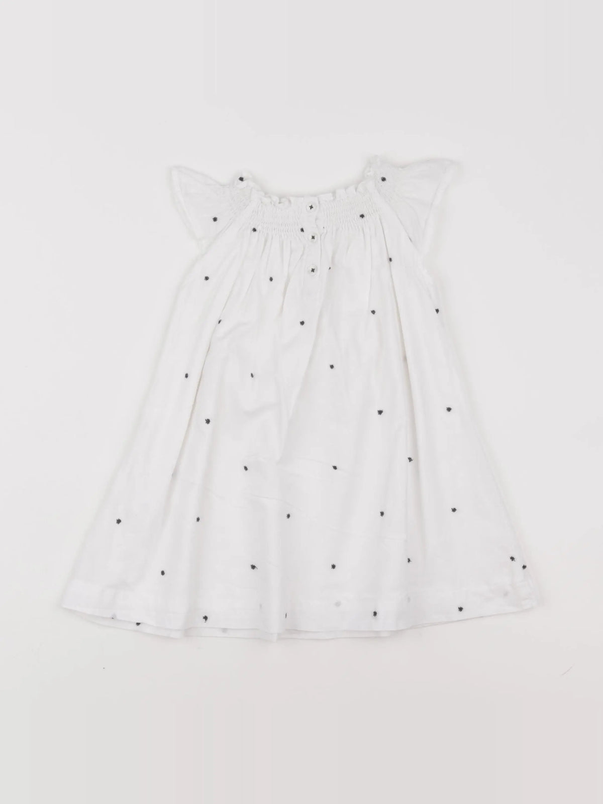 Boutchou - robe blanc - 12 mois