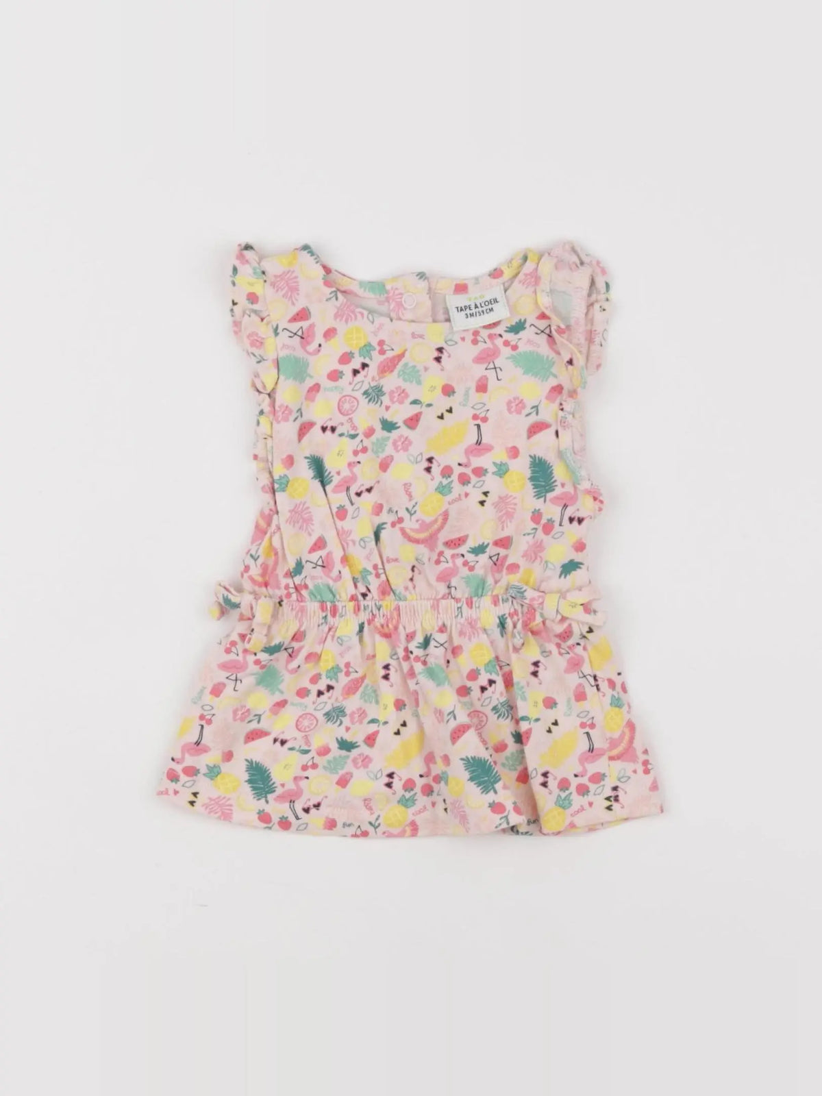 Tape à l'oeil - robe multicolore - 3 mois