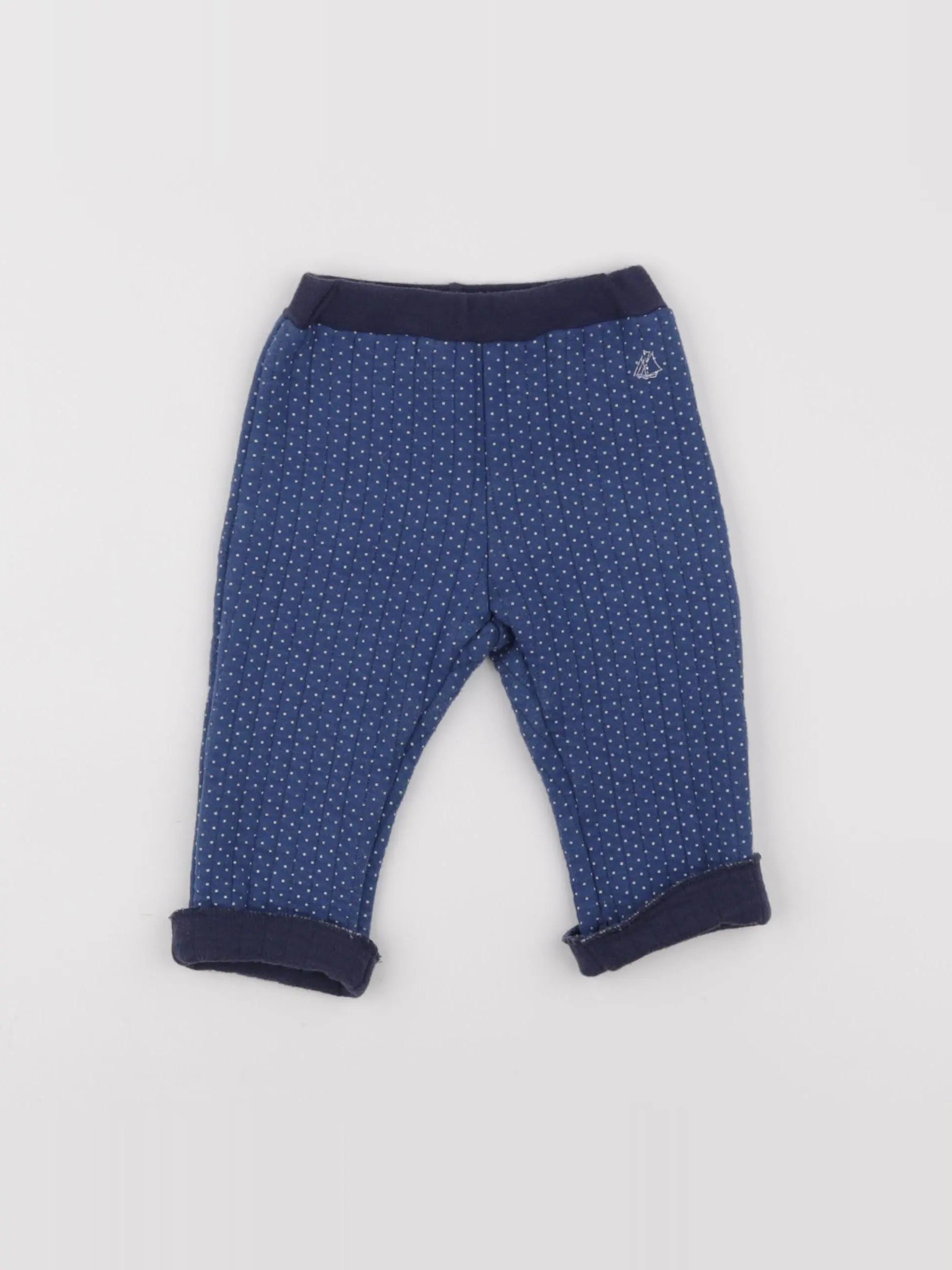 Petit Bateau - legging bleu - 6 mois