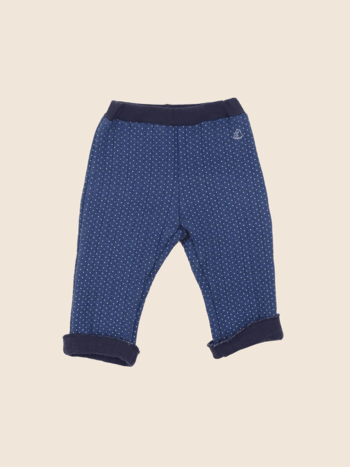 Petit Bateau - legging bleu - 6 mois