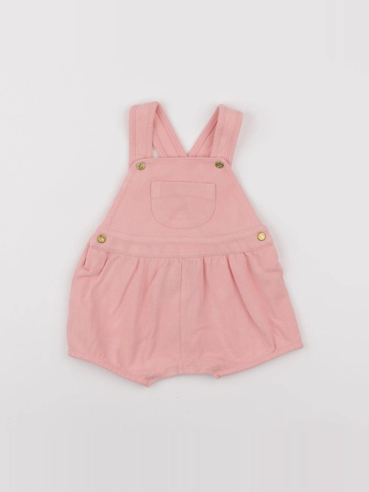 Petit Bateau - combinaison rose - 6 mois