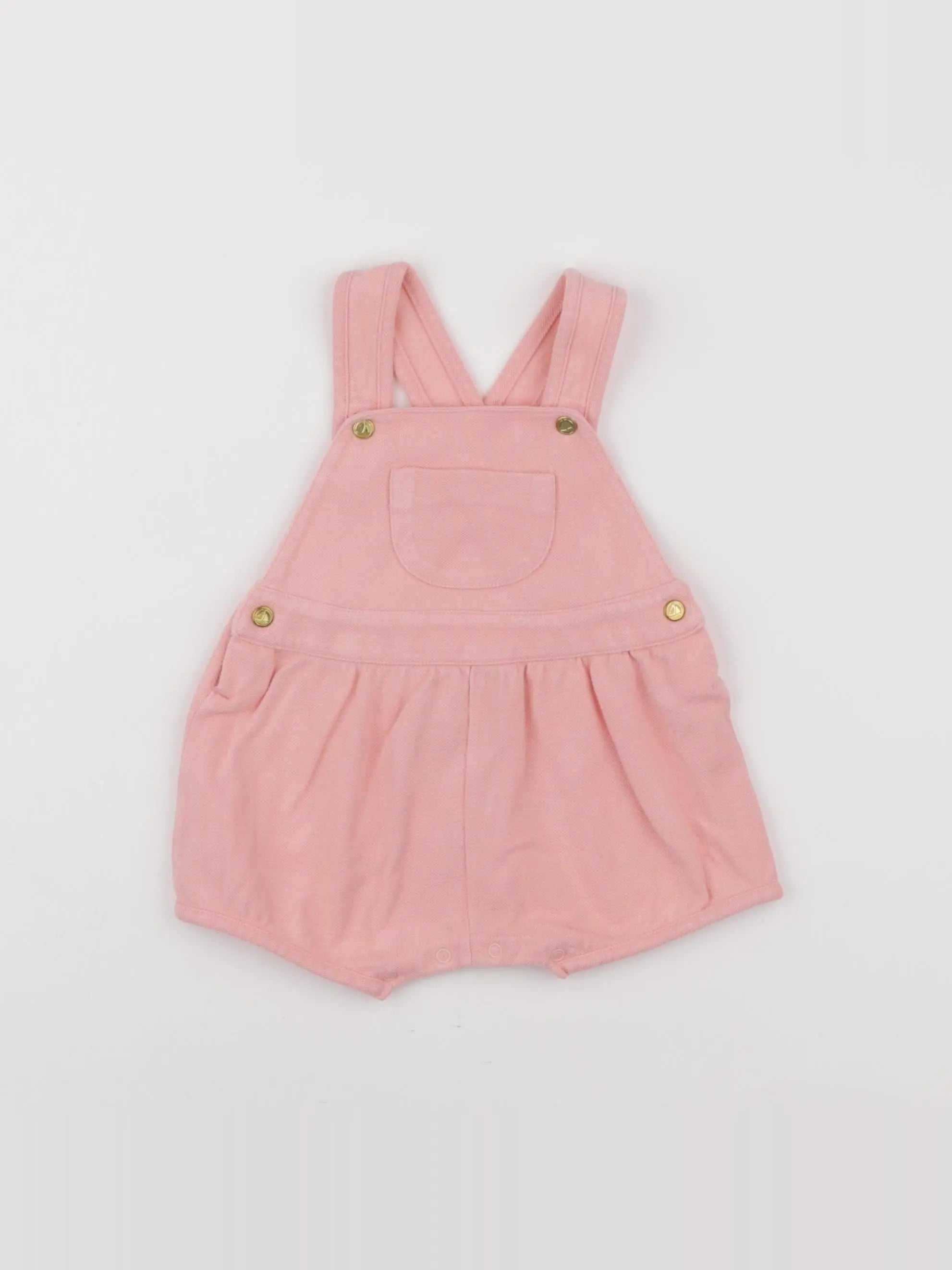Petit Bateau - combinaison rose - 6 mois