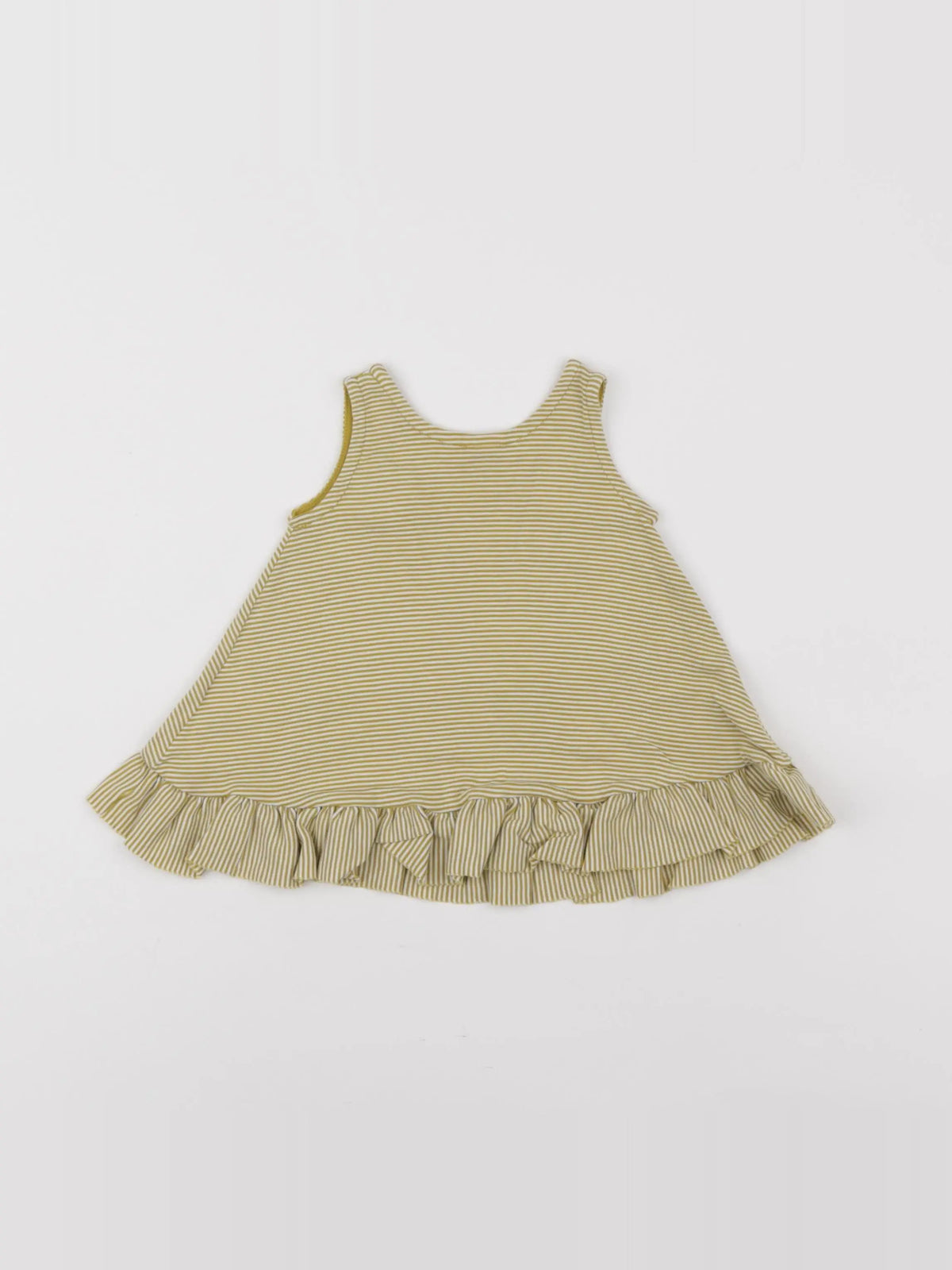 Petit Bateau - robe jaune - 3 mois