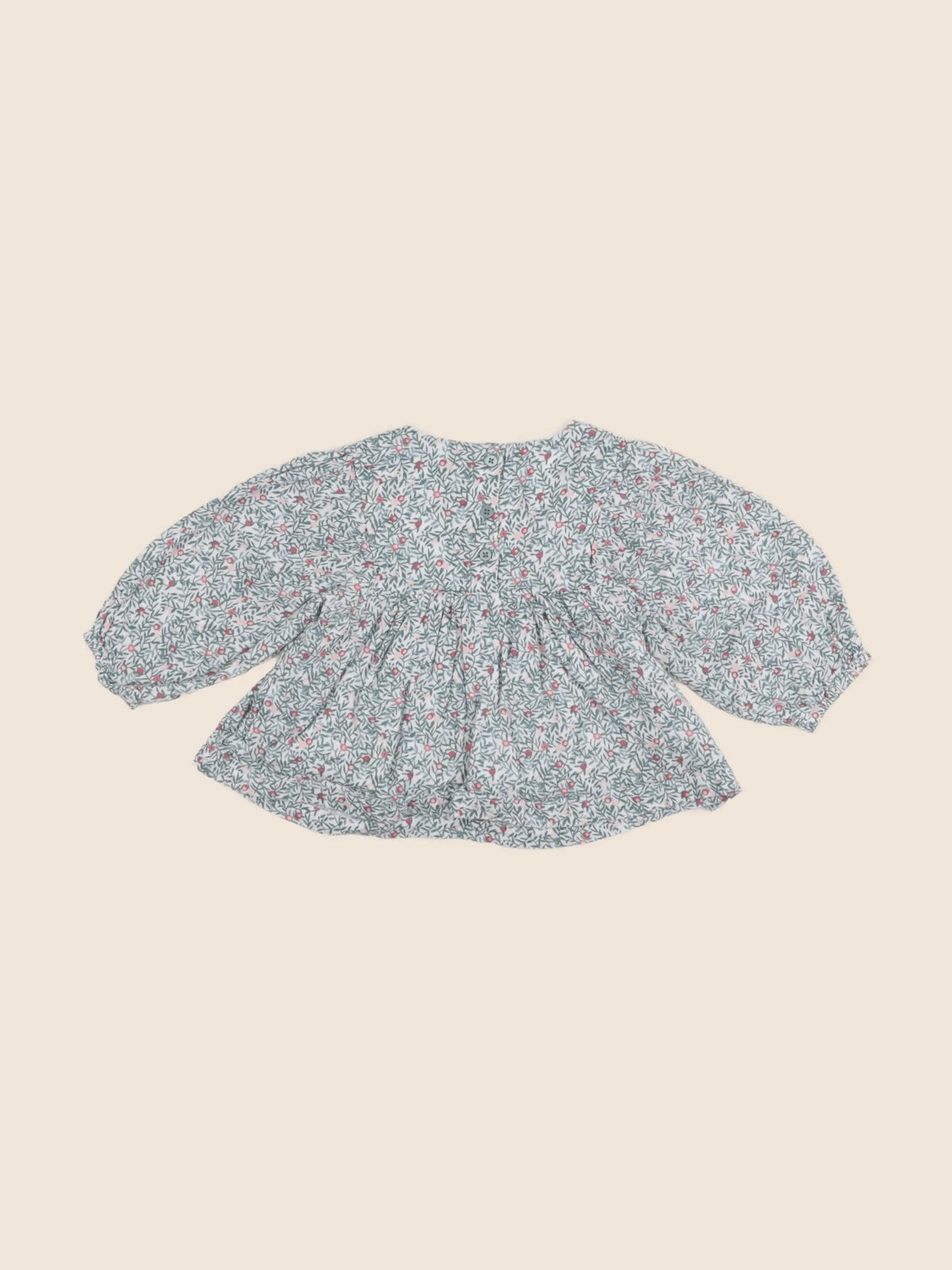 Vertbaudet - blouse vert - 12 mois