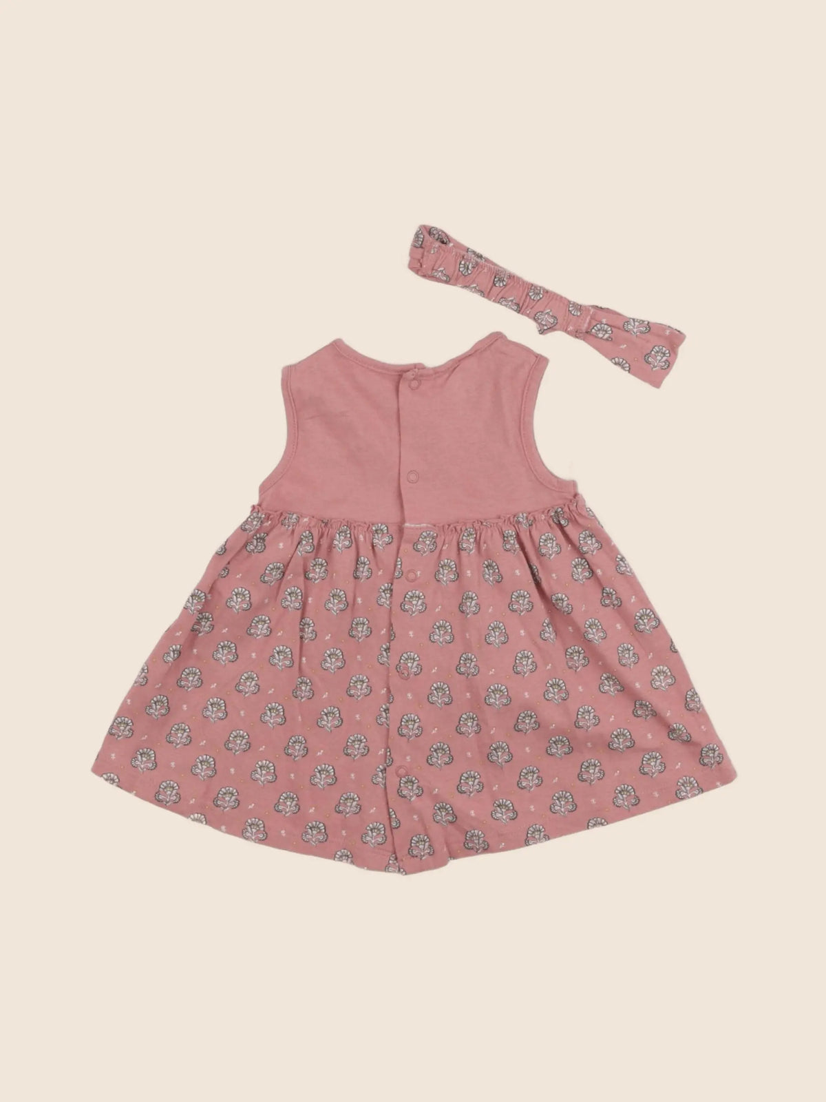 Vertbaudet - robe rose - 3 mois