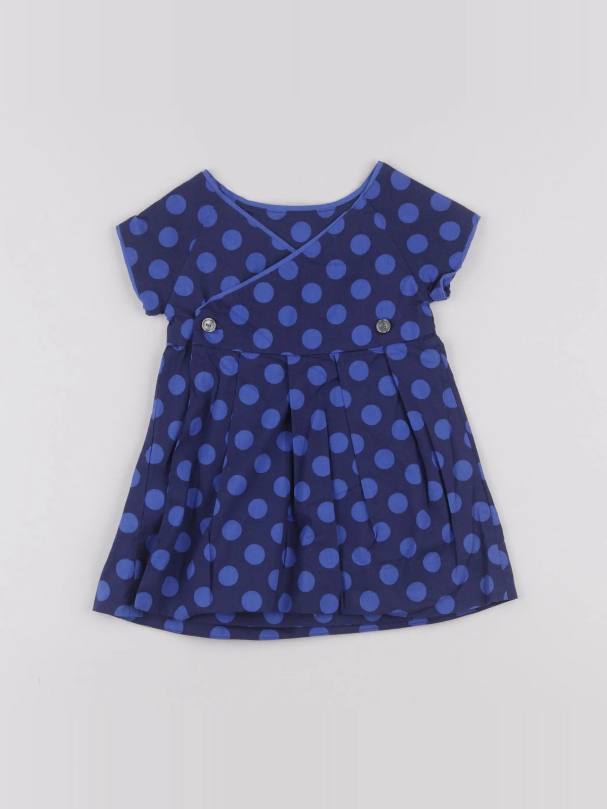 Jacadi - robe bleu - 12 mois