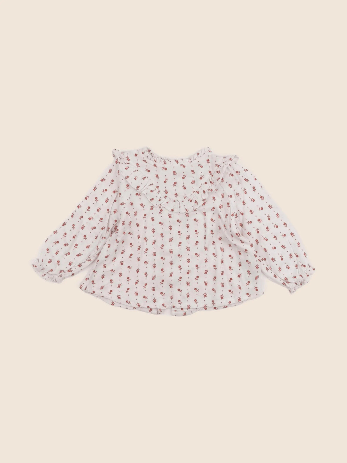 Vertbaudet - blouse beige - 12 mois
