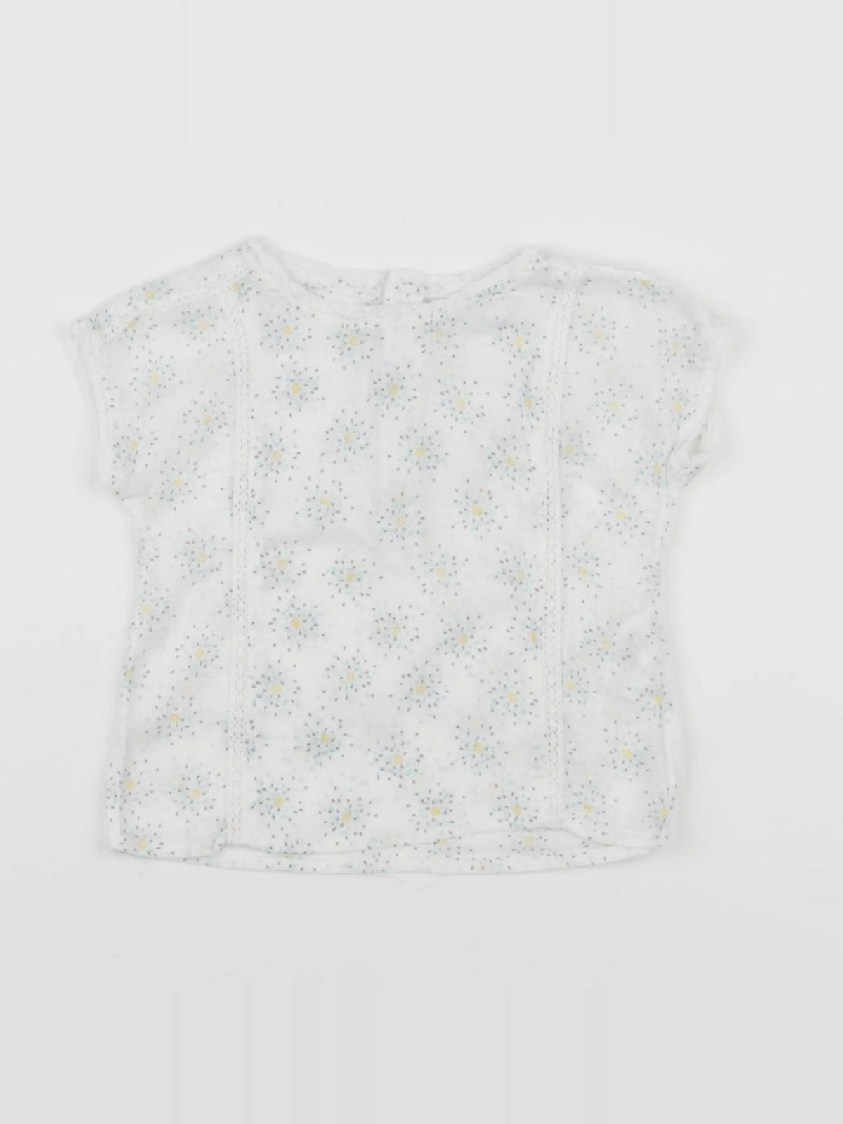 Boutchou - blouse blanc - 12 mois