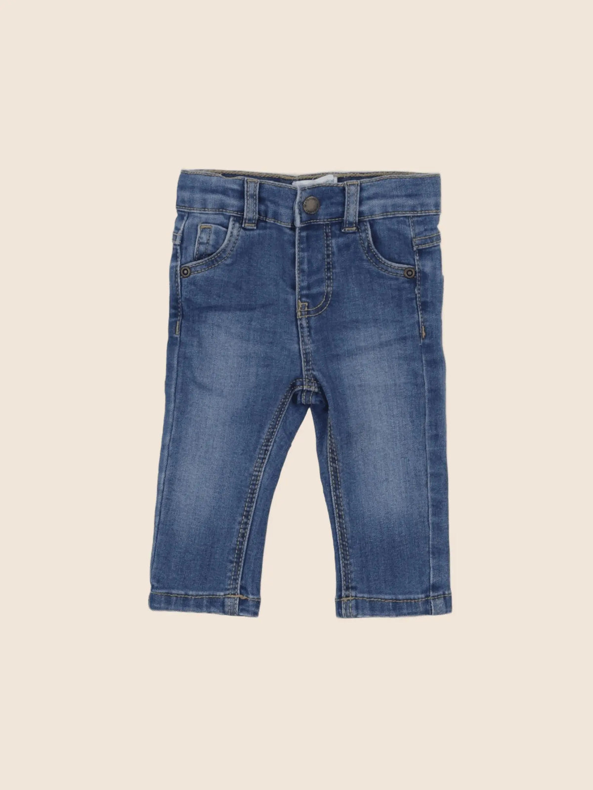 Vertbaudet - jean bleu - 3 mois