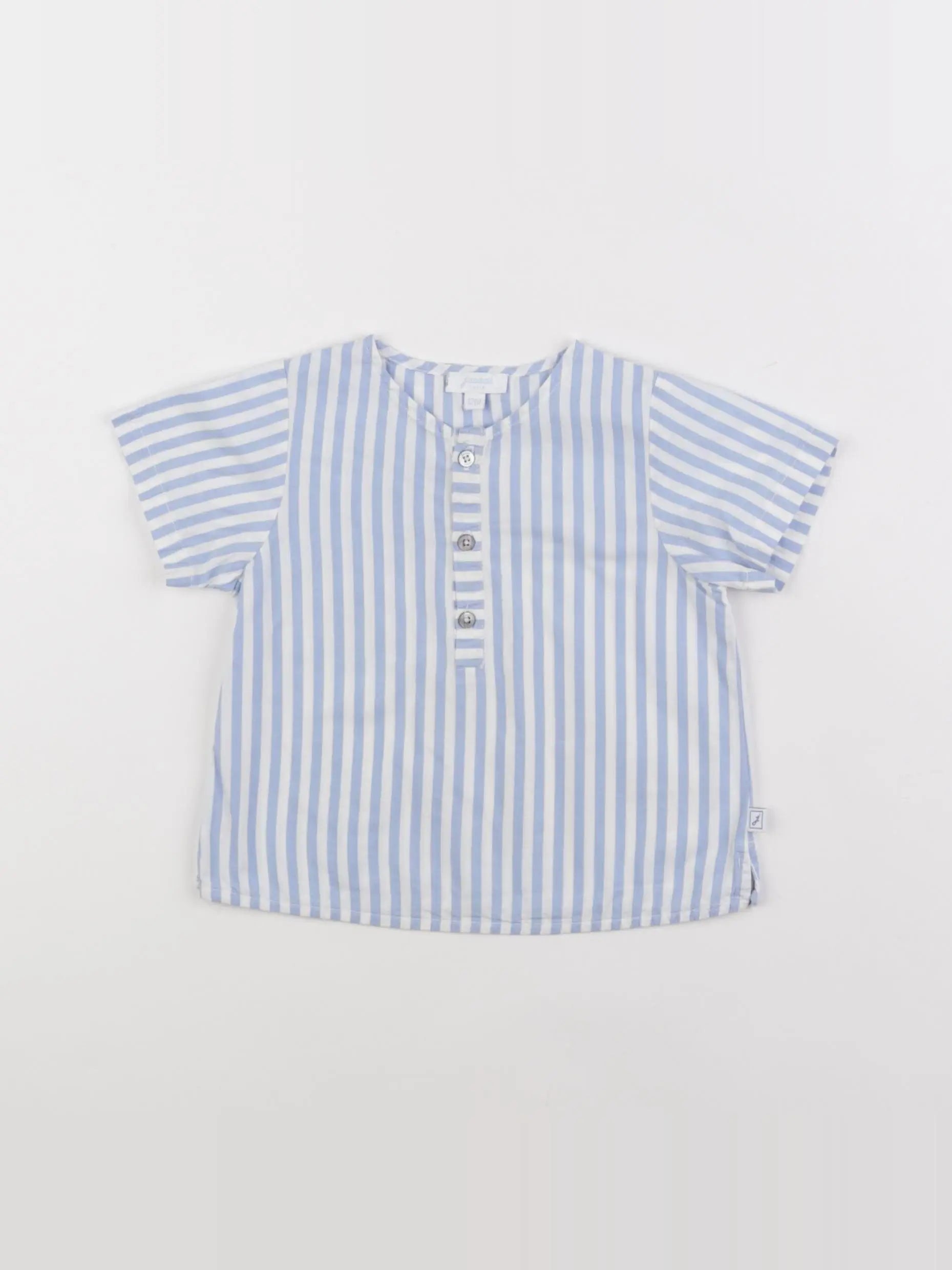 Jacadi - blouse bleu - 12 mois