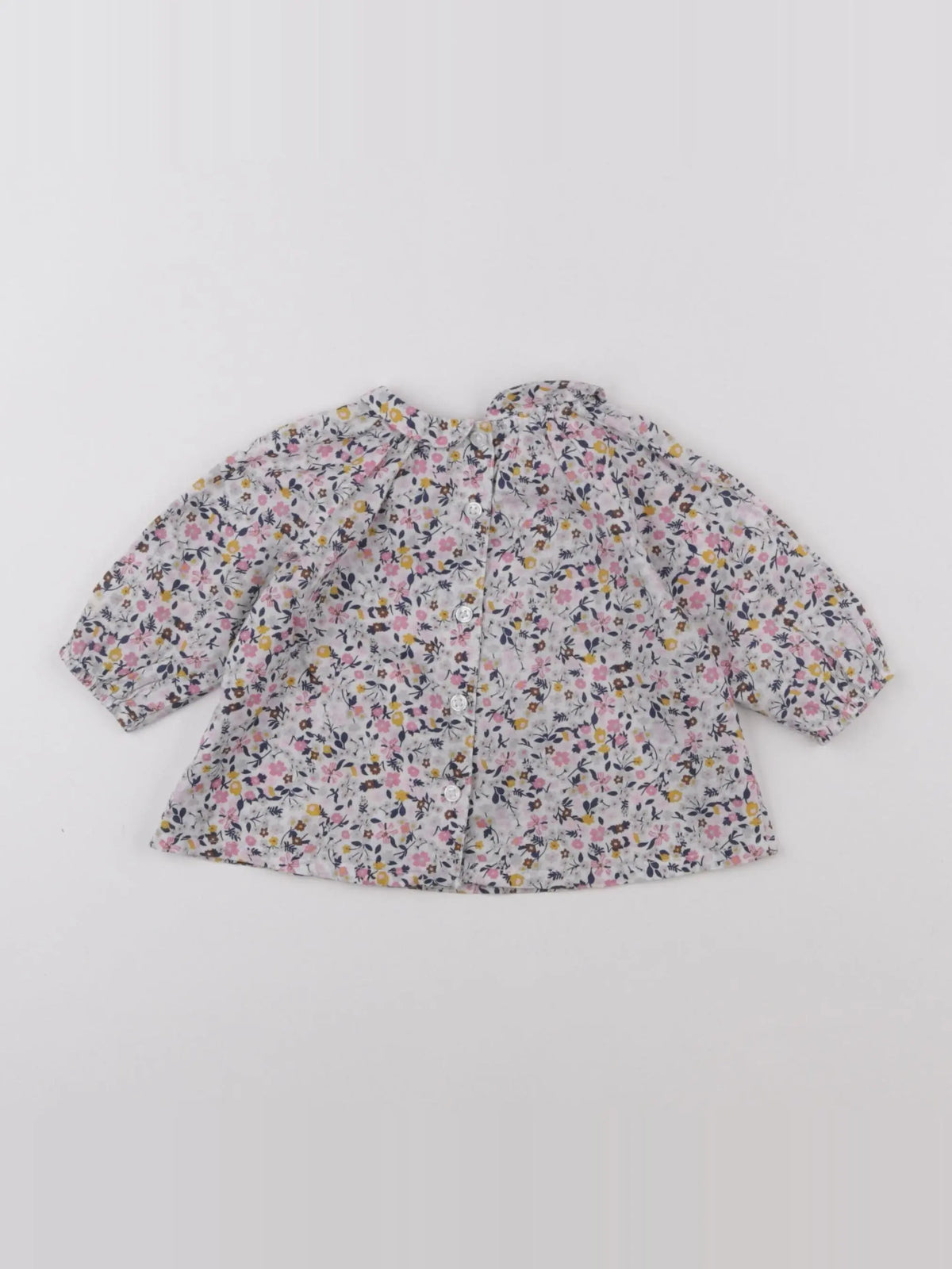 Boutchou - blouse multicolore - 3 mois