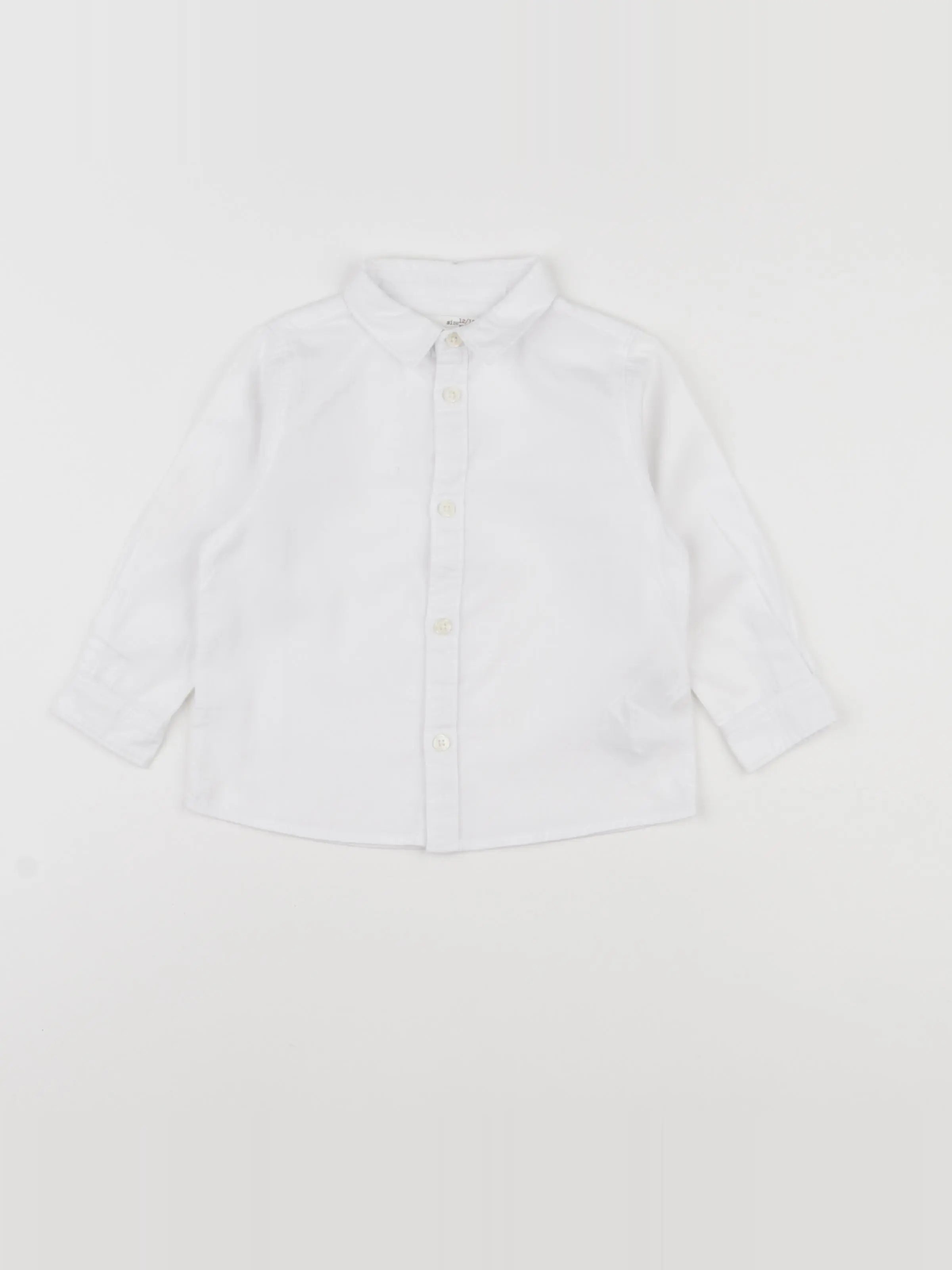 Zara - chemise blanc - 12/18 mois