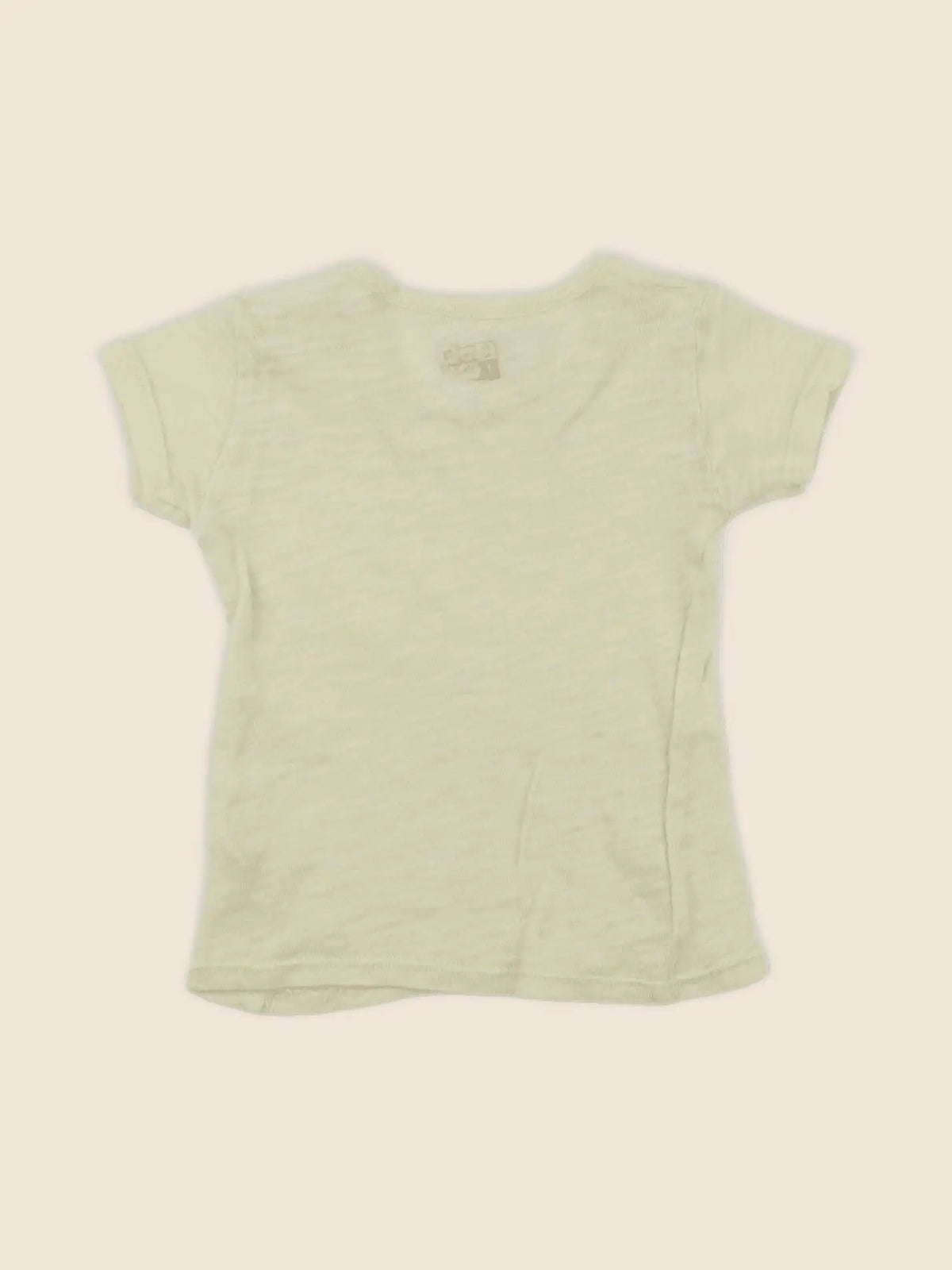 Bonton - tee-shirt jaune - 6 mois