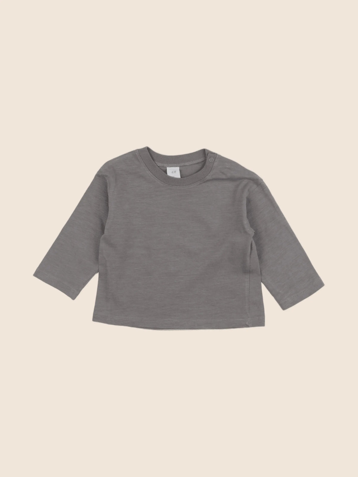 H&M - tee-shirt gris - 6/9 mois
