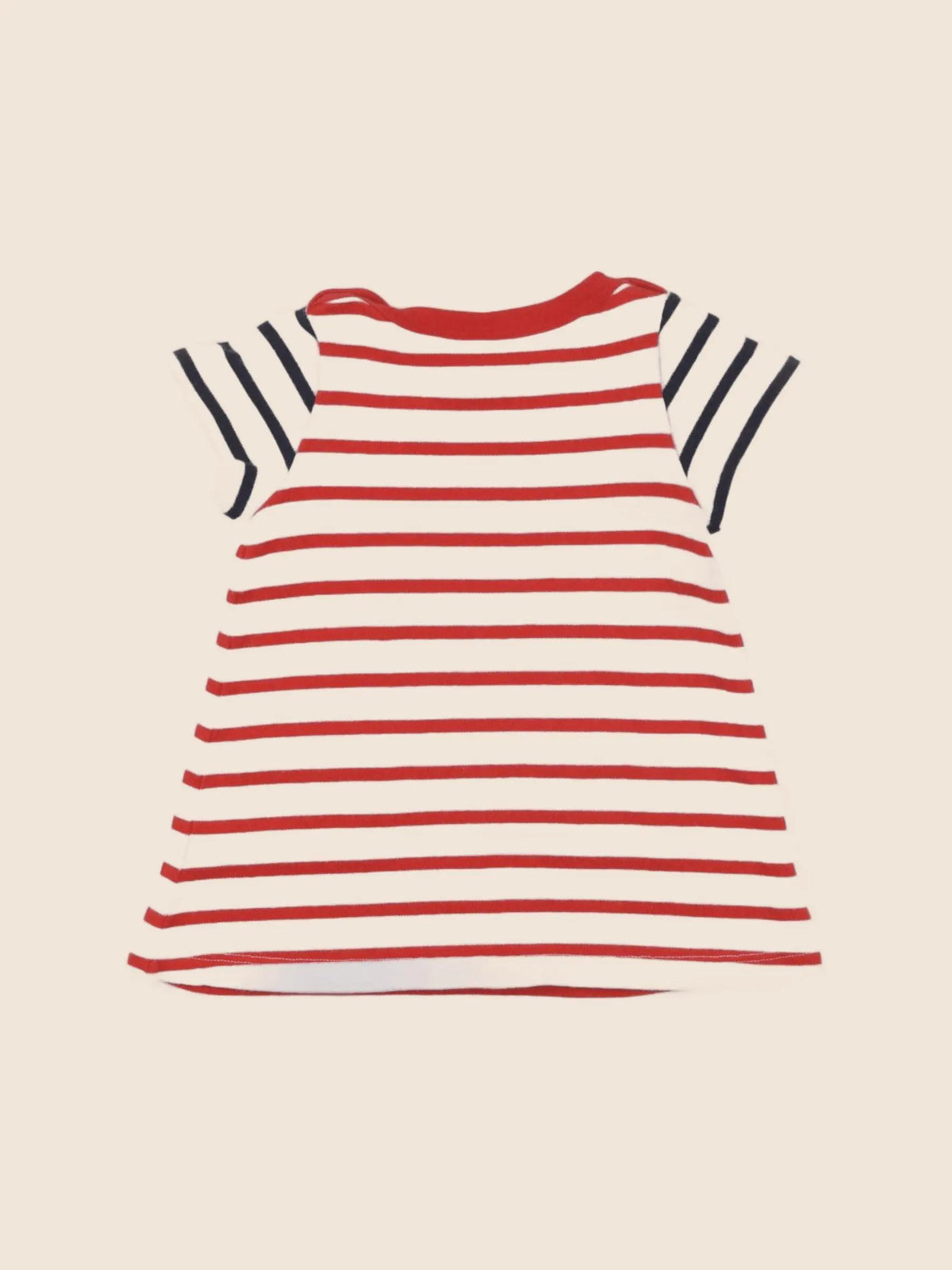 Petit Bateau - robe rouge - 6 mois