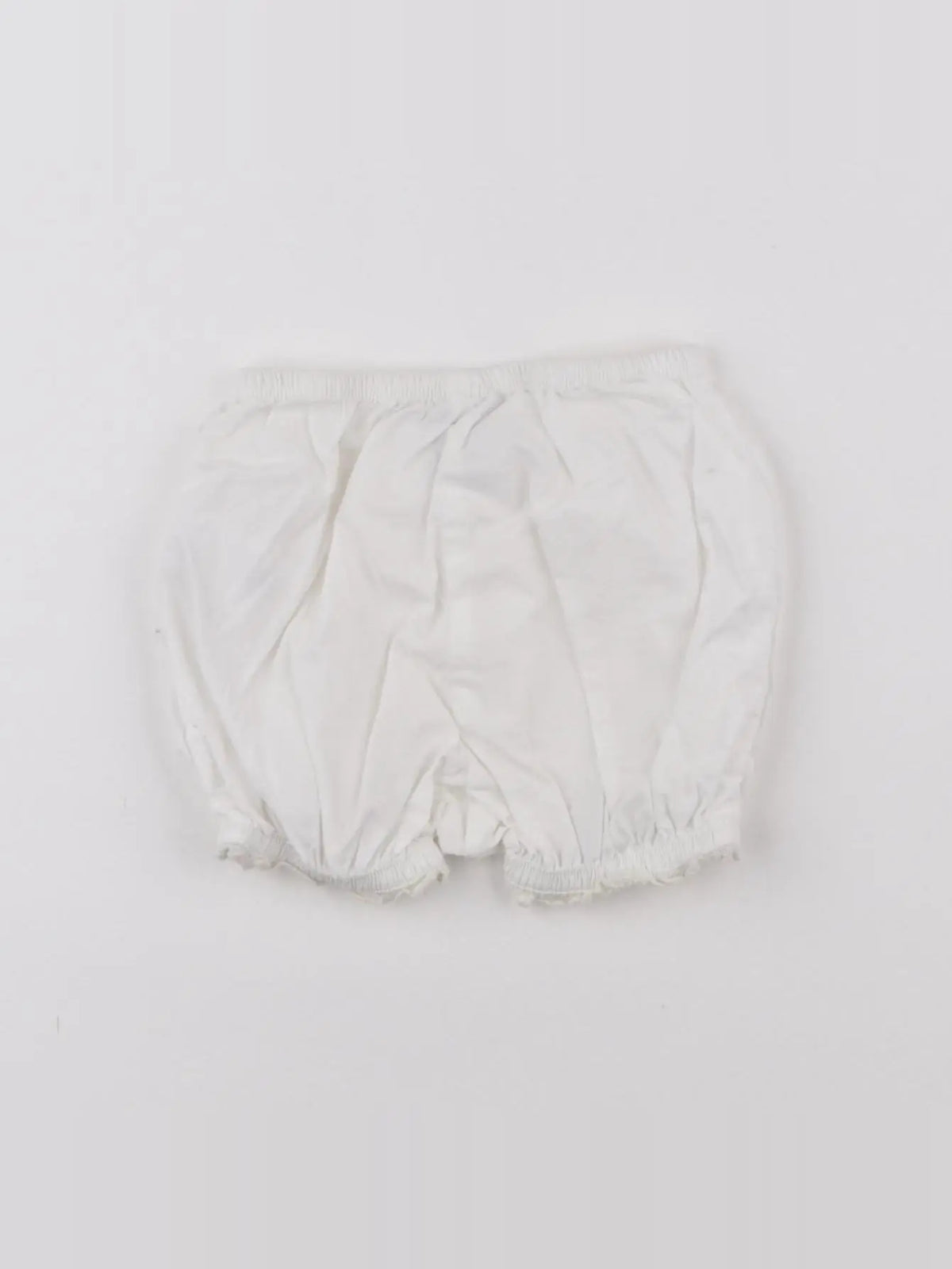 Petit Bateau - short blanc - 3 mois