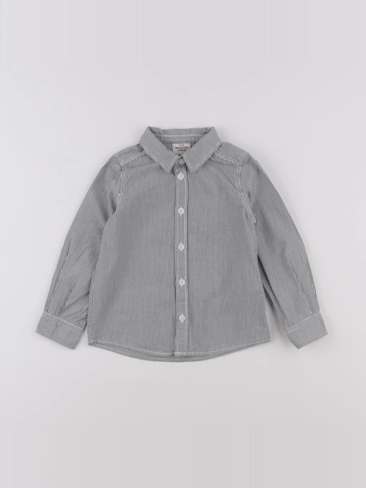 Tape à l'oeil - chemise blanc, bleu - 2 ans