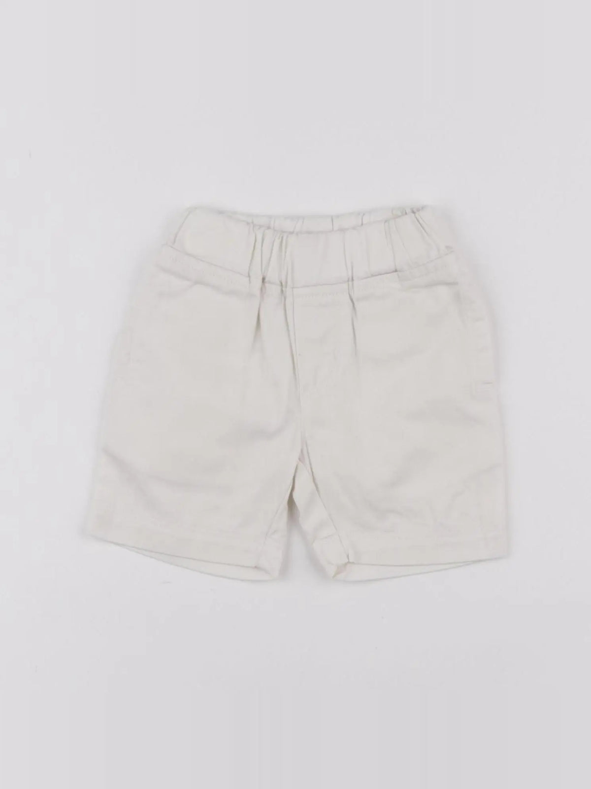 Petit Bateau - short blanc - 6 mois