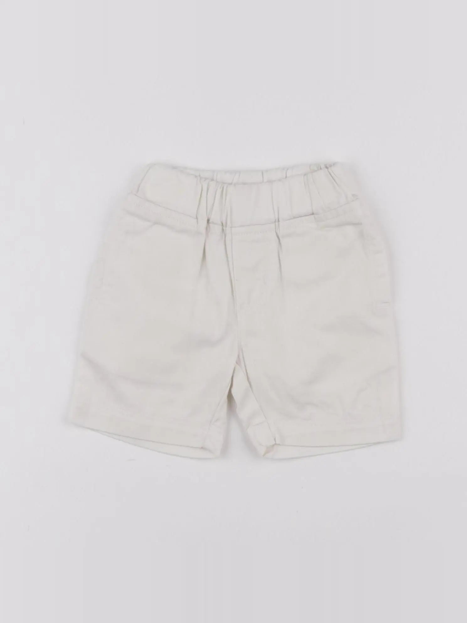 Petit Bateau - short blanc - 6 mois