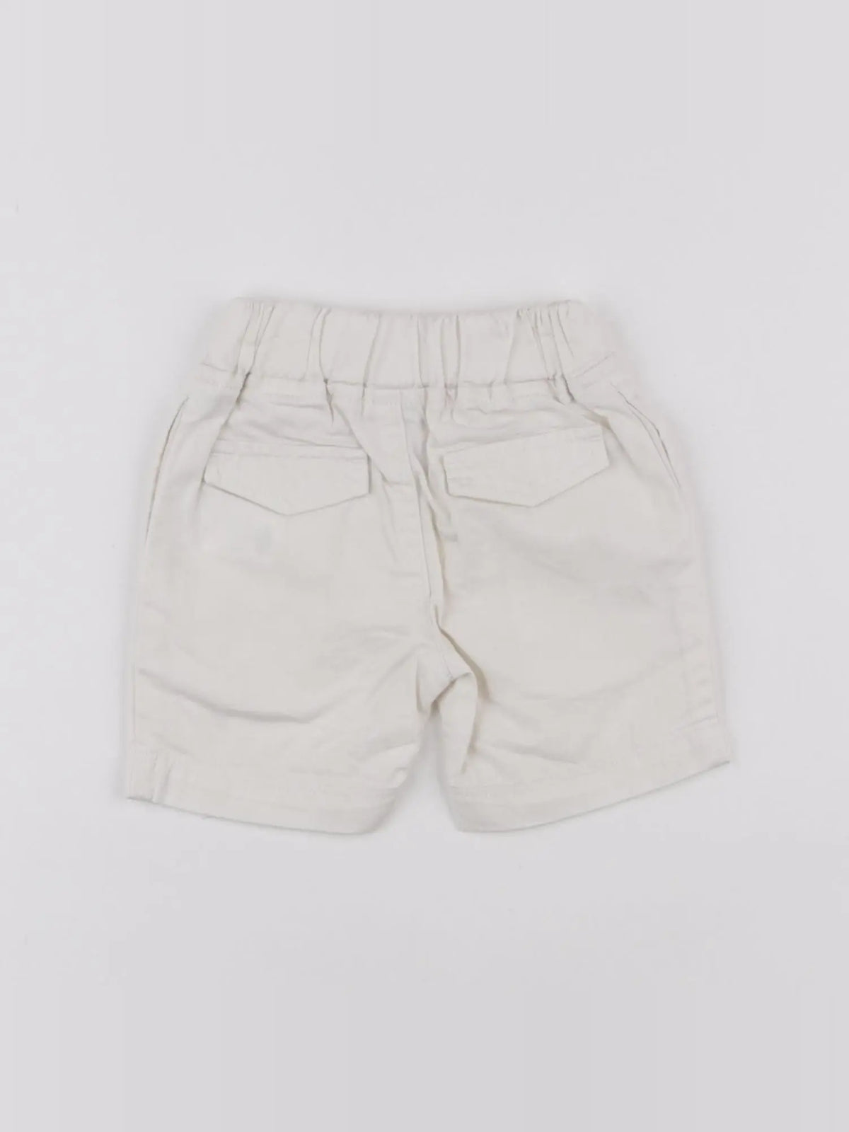 Petit Bateau - short blanc - 6 mois