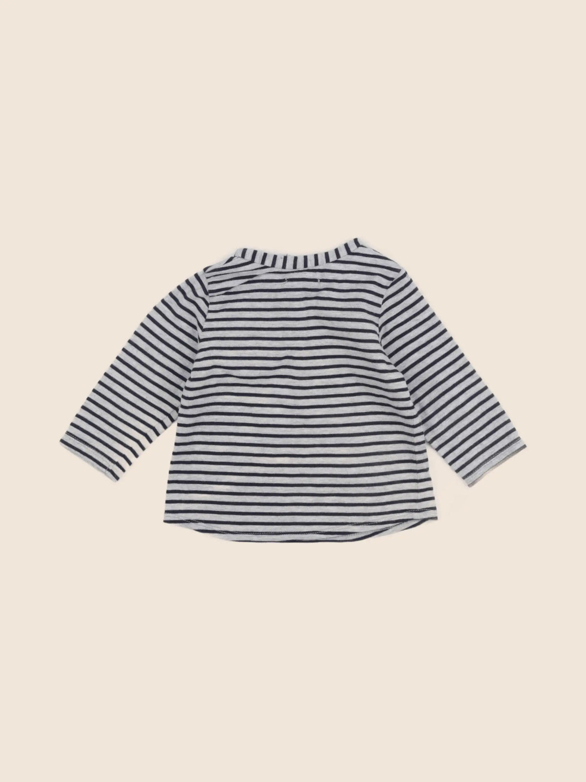 IKKS - tee-shirt bleu, gris - 6 mois