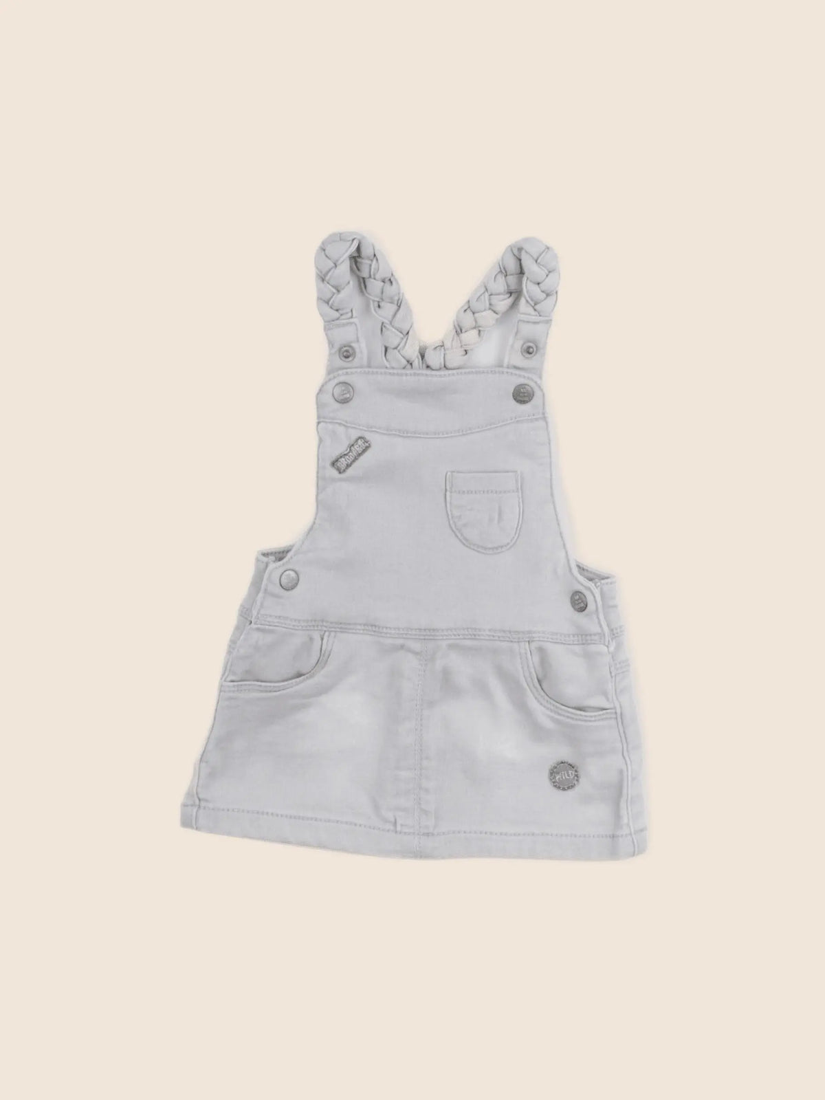 Tape à l'oeil - robe gris - 6 mois