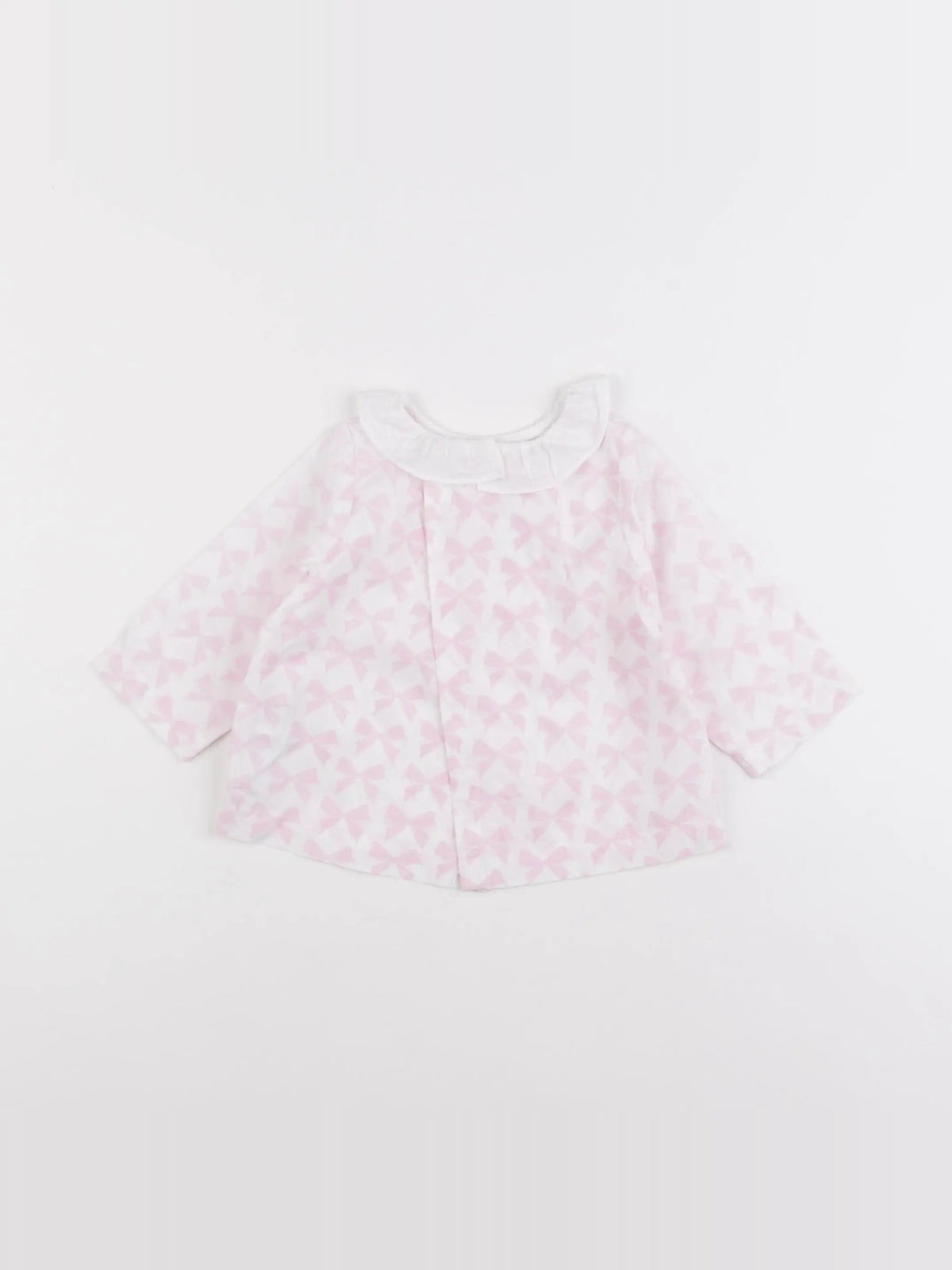 Jacadi - blouse blanc, rose - 6 mois