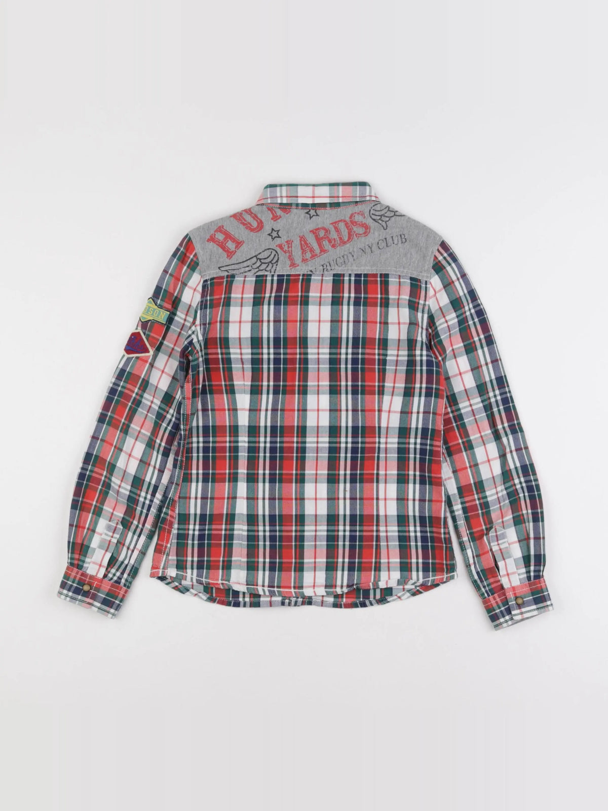 IKKS - chemise imprimé au dos rouge, blanc - 8 ans