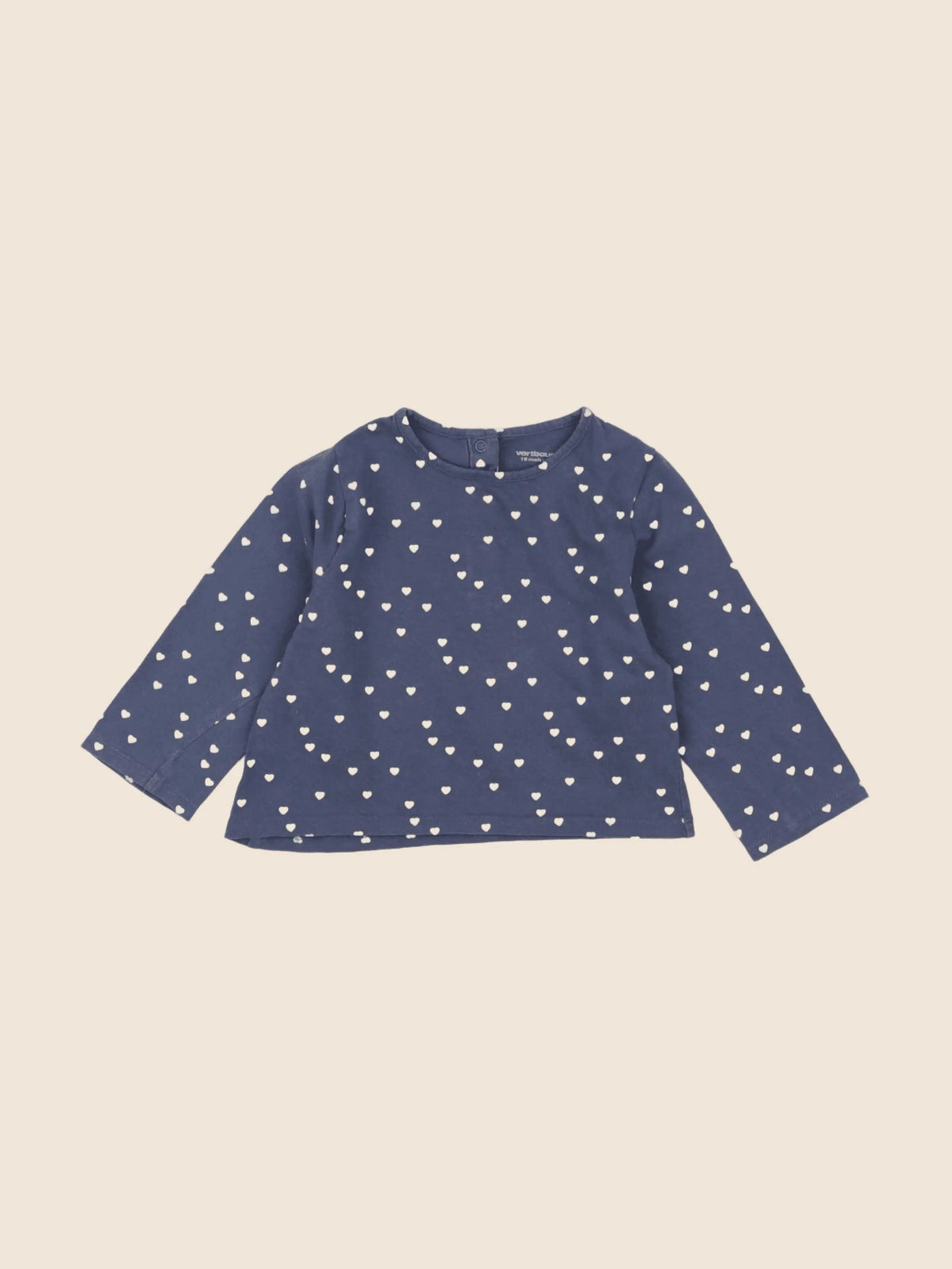 Vertbaudet - tee-shirt bleu - 18 mois