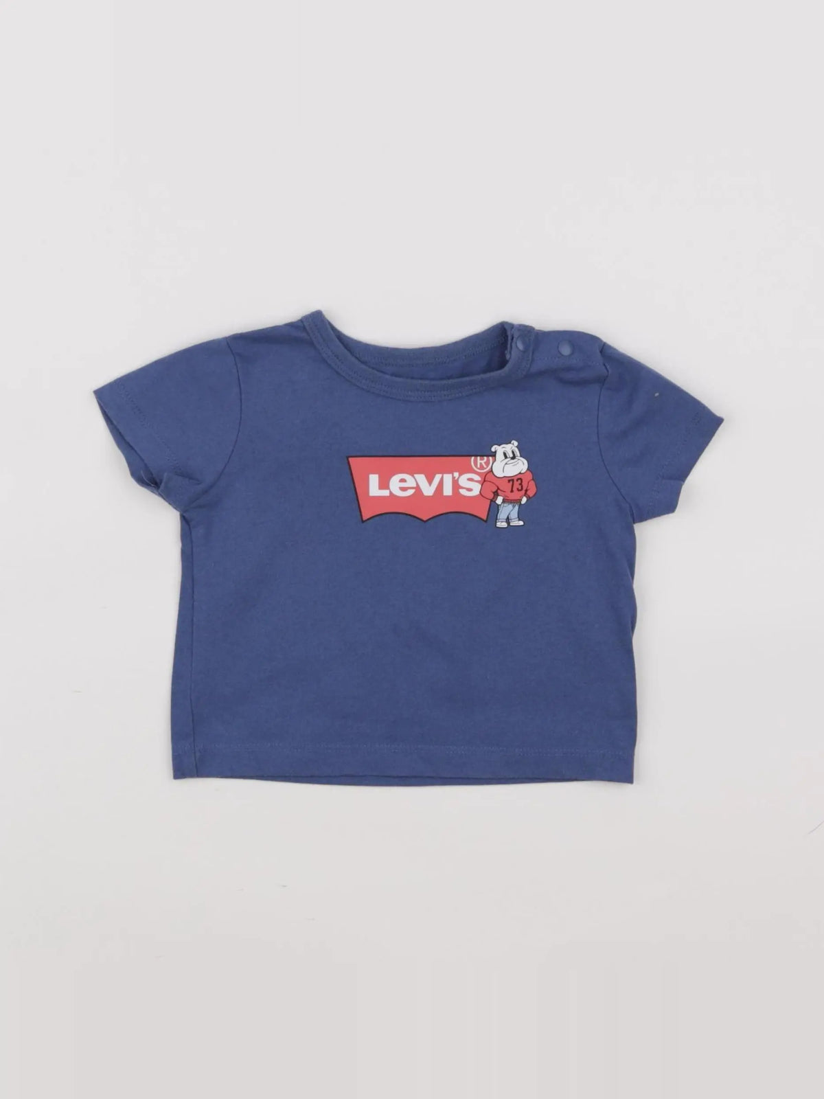 Levi's - tee-shirt bleu - 6 mois
