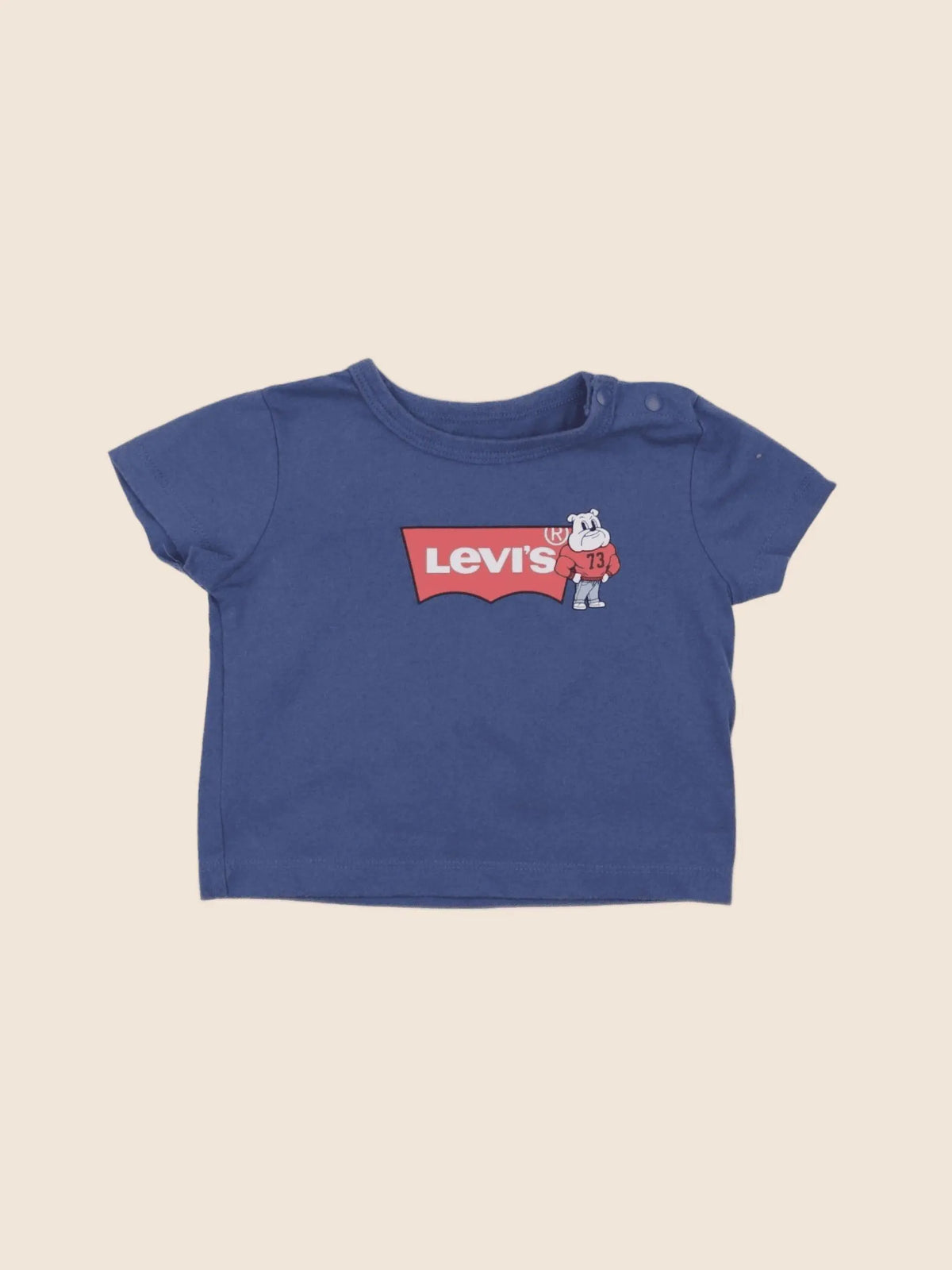 Levi's - tee-shirt bleu - 6 mois