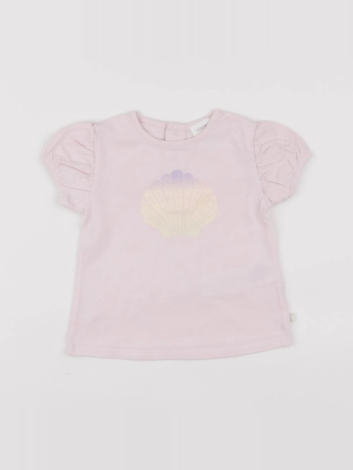 Carrément Beau - tee-shirt rose - 12 mois