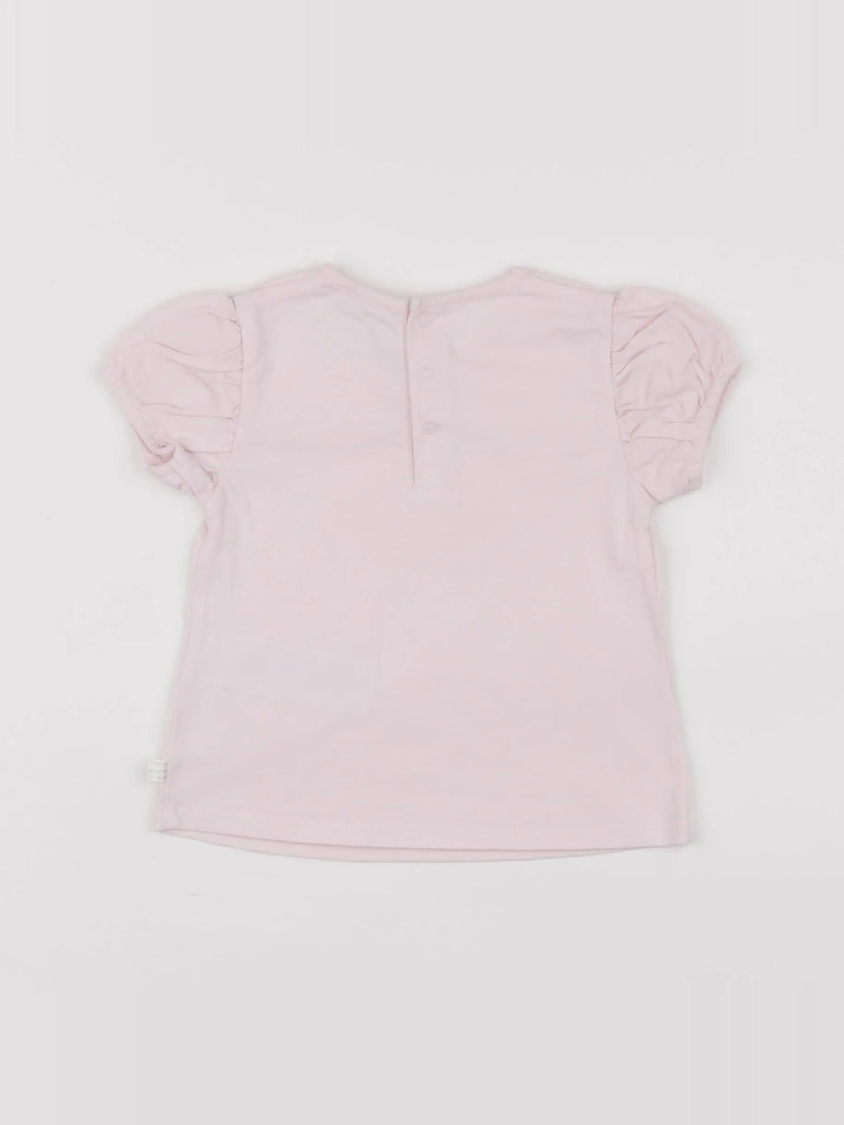 Carrément Beau - tee-shirt rose - 12 mois