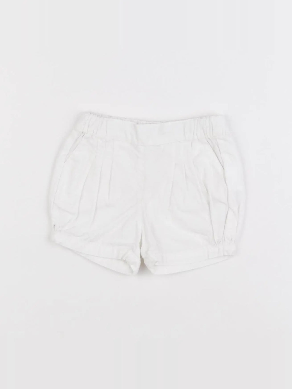Vertbaudet - short blanc - 6 mois