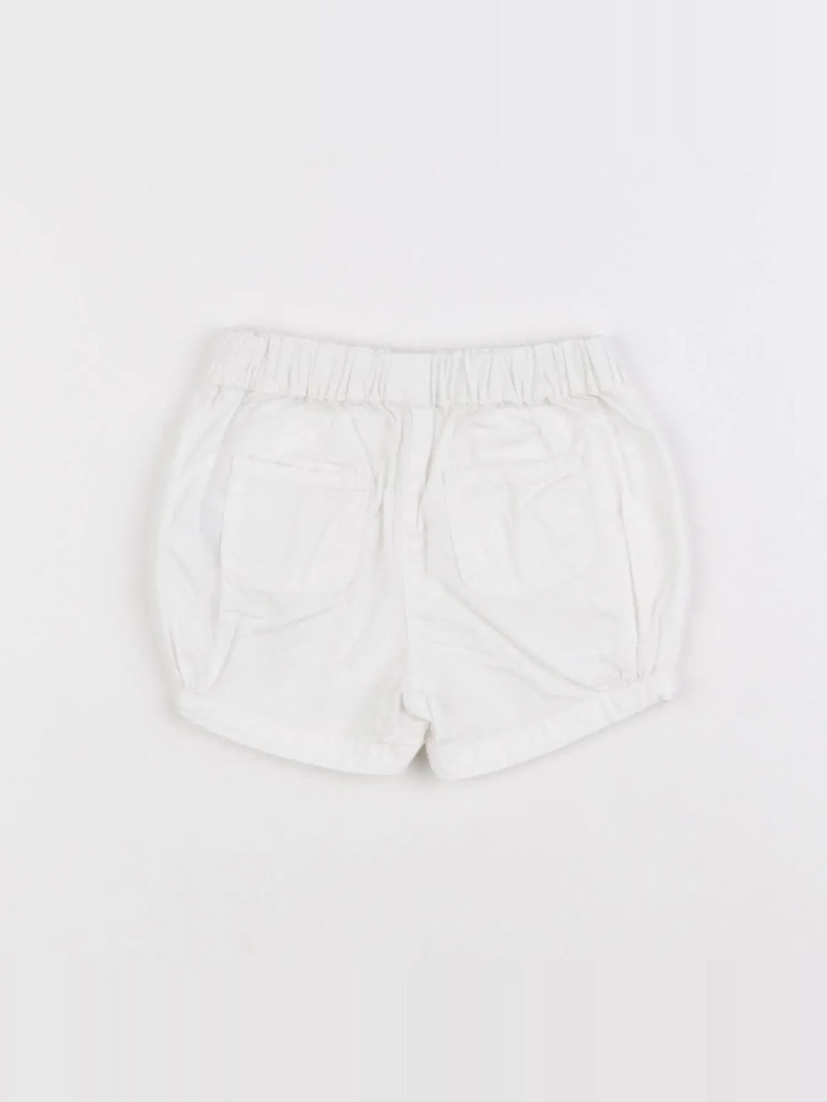 Vertbaudet - short blanc - 6 mois