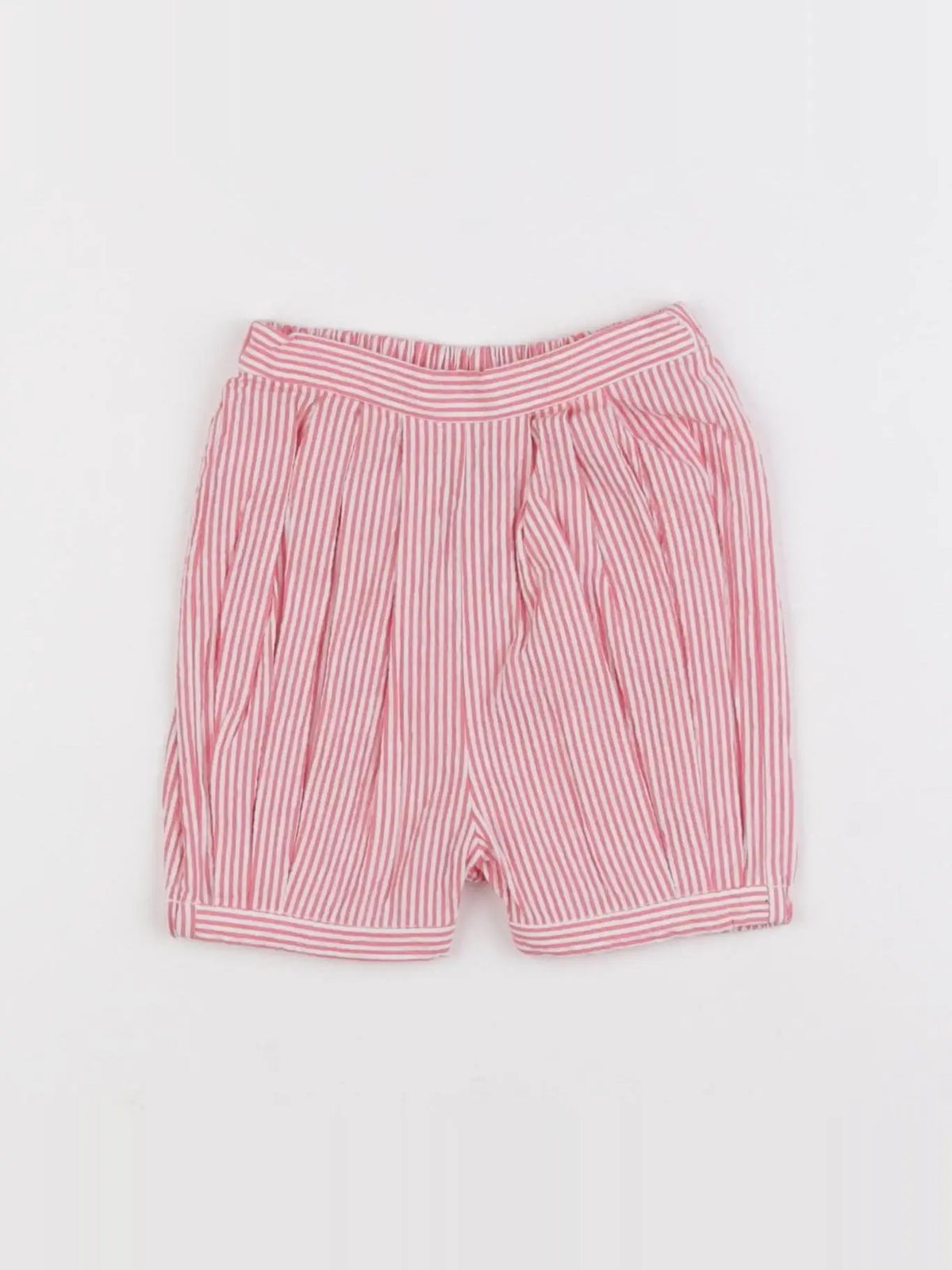 Jacadi - short blanc, rouge - 6 mois
