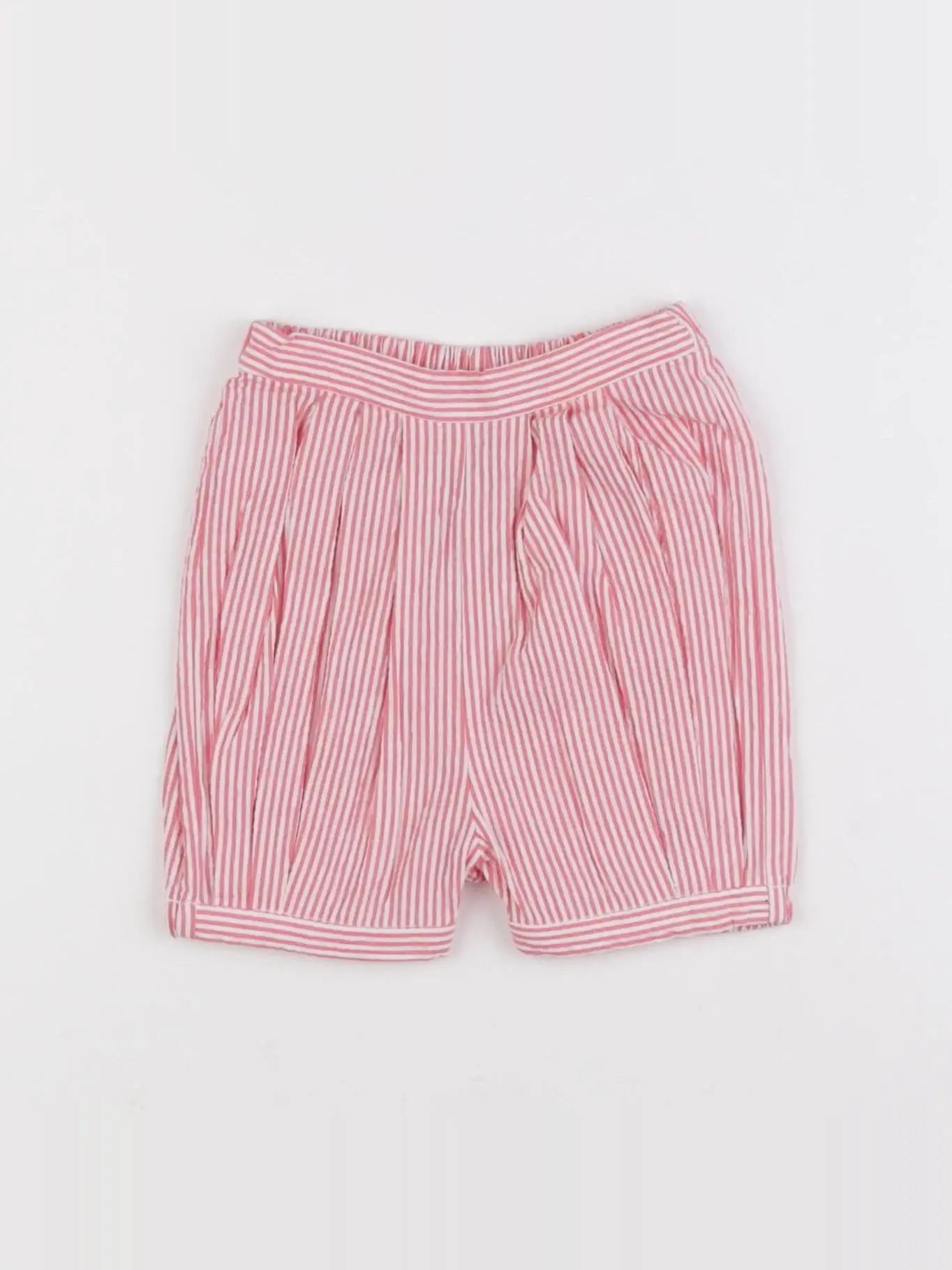 Jacadi - short blanc, rouge - 6 mois
