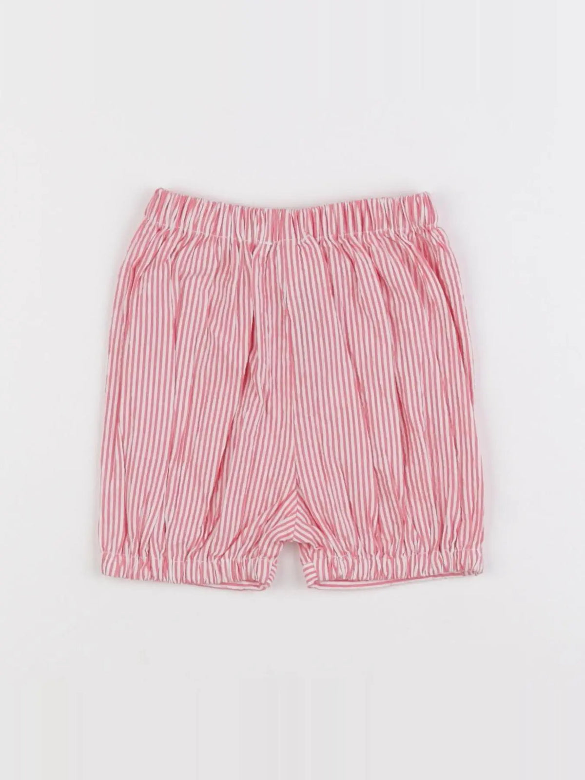 Jacadi - short blanc, rouge - 6 mois