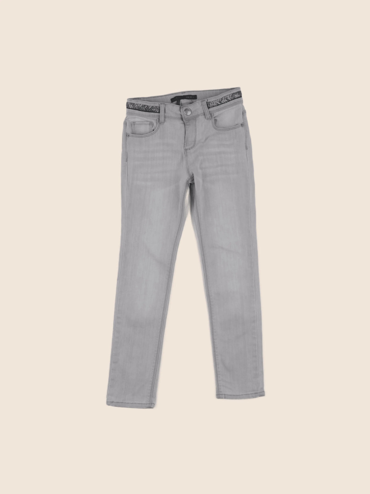 IKKS - jean gris - 8 ans